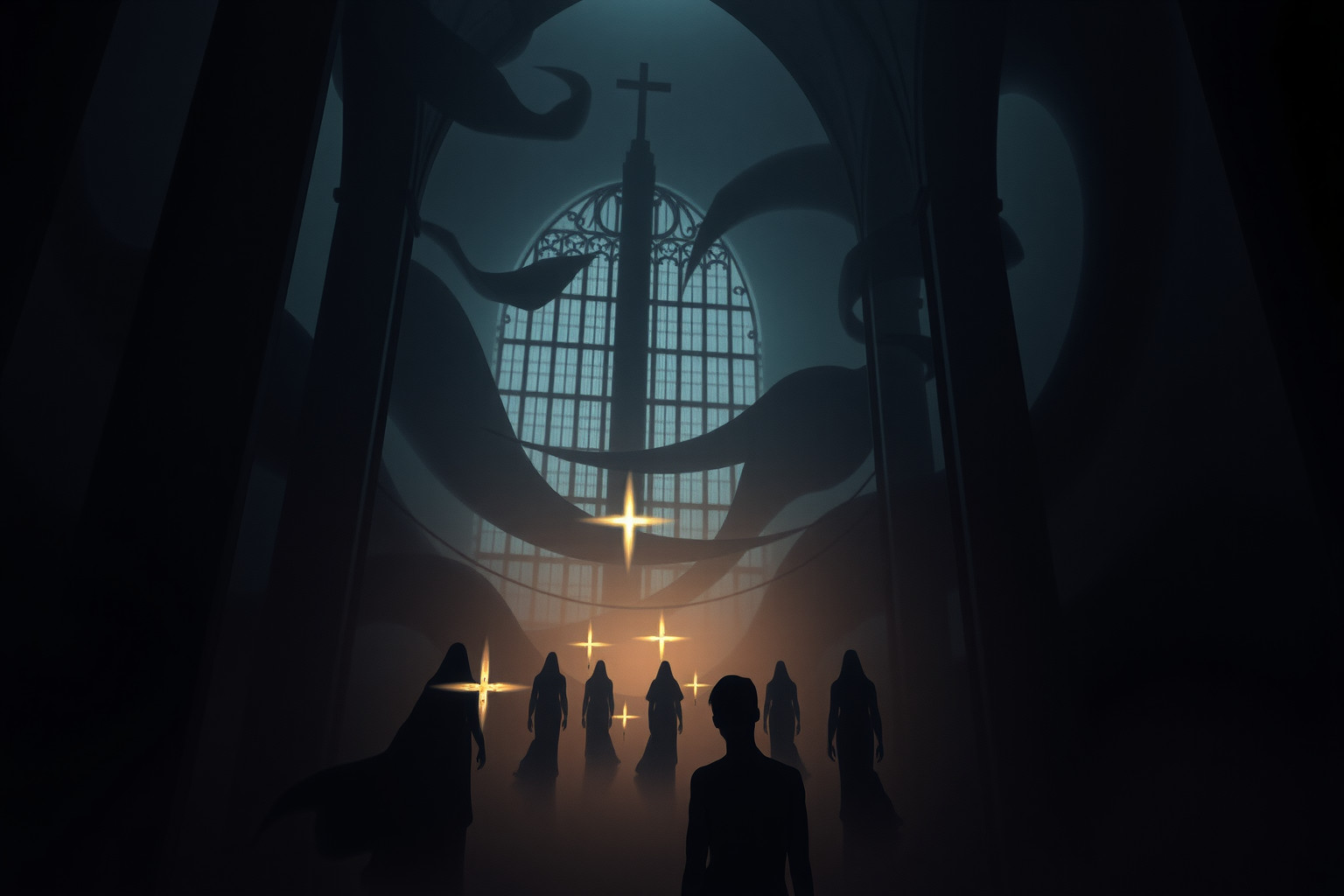 Sognare un Vaticano oscuro riflette inquietudini spirituali profonde e conflitti interiori.