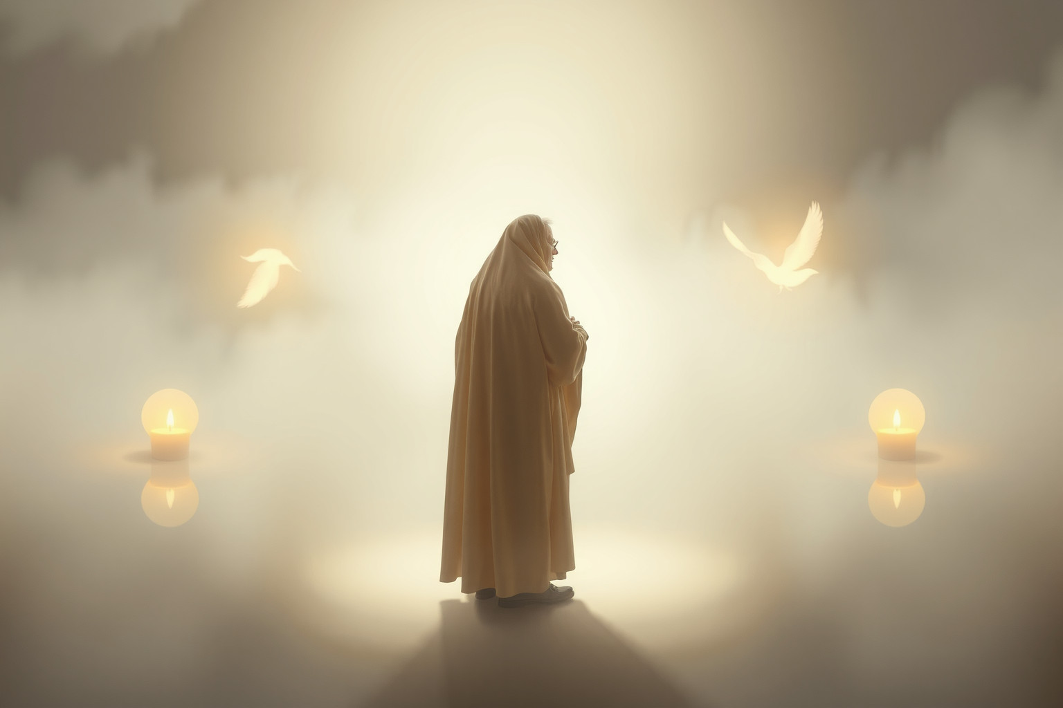 Sognare un veterano in un luogo sacro simboleggia guida spirituale.