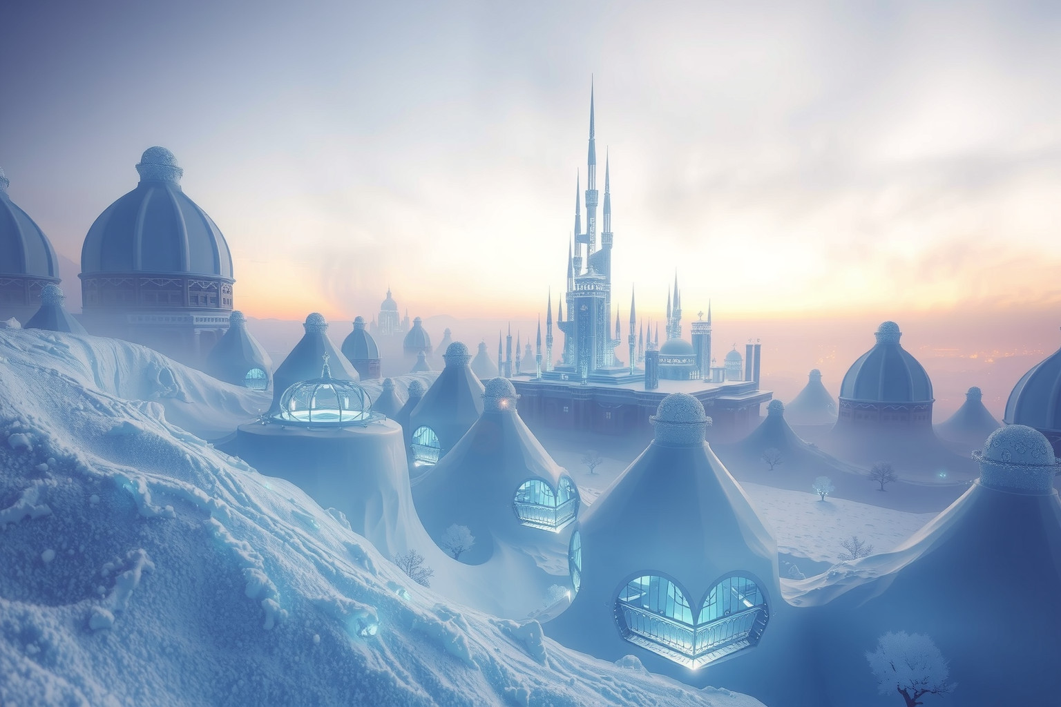 Sognare una capitale innevata simboleggia freddezza emotiva e isolamento.