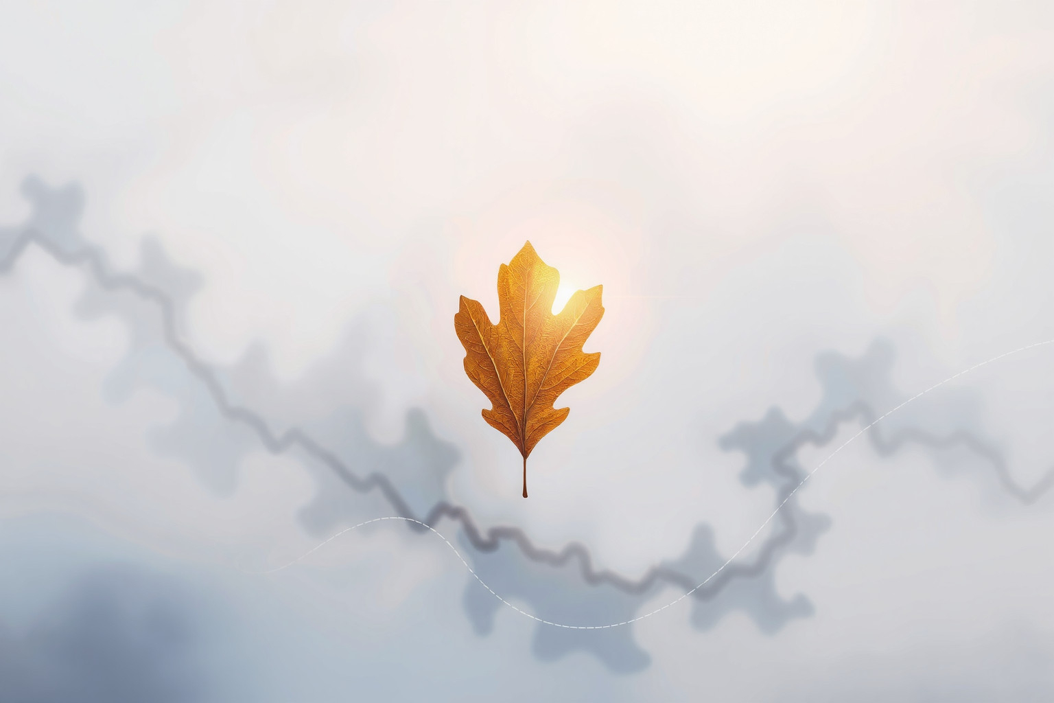 Sognare una foglia di quercia simboleggia forza in contesti surreali.