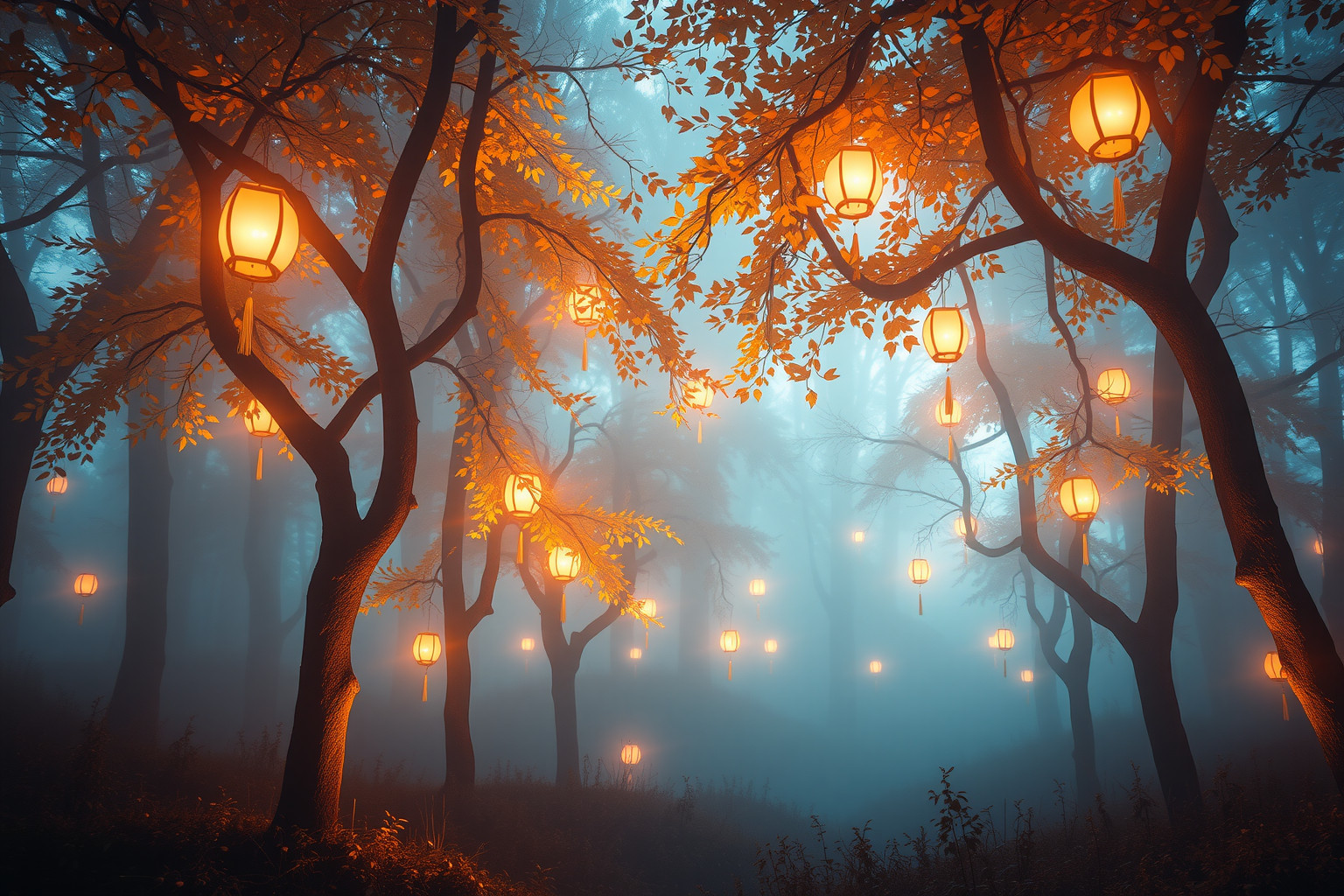 Sognare una foresta luminosa simboleggia speranza e rinascita interiore.