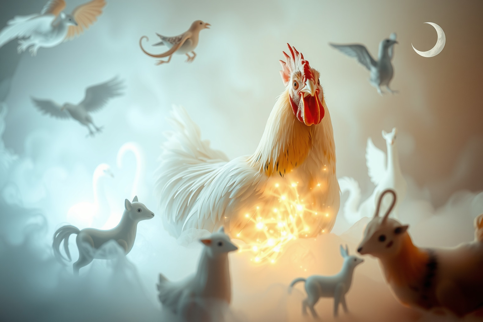 Sognare galline bantam simboleggia protezione e armonia familiare.