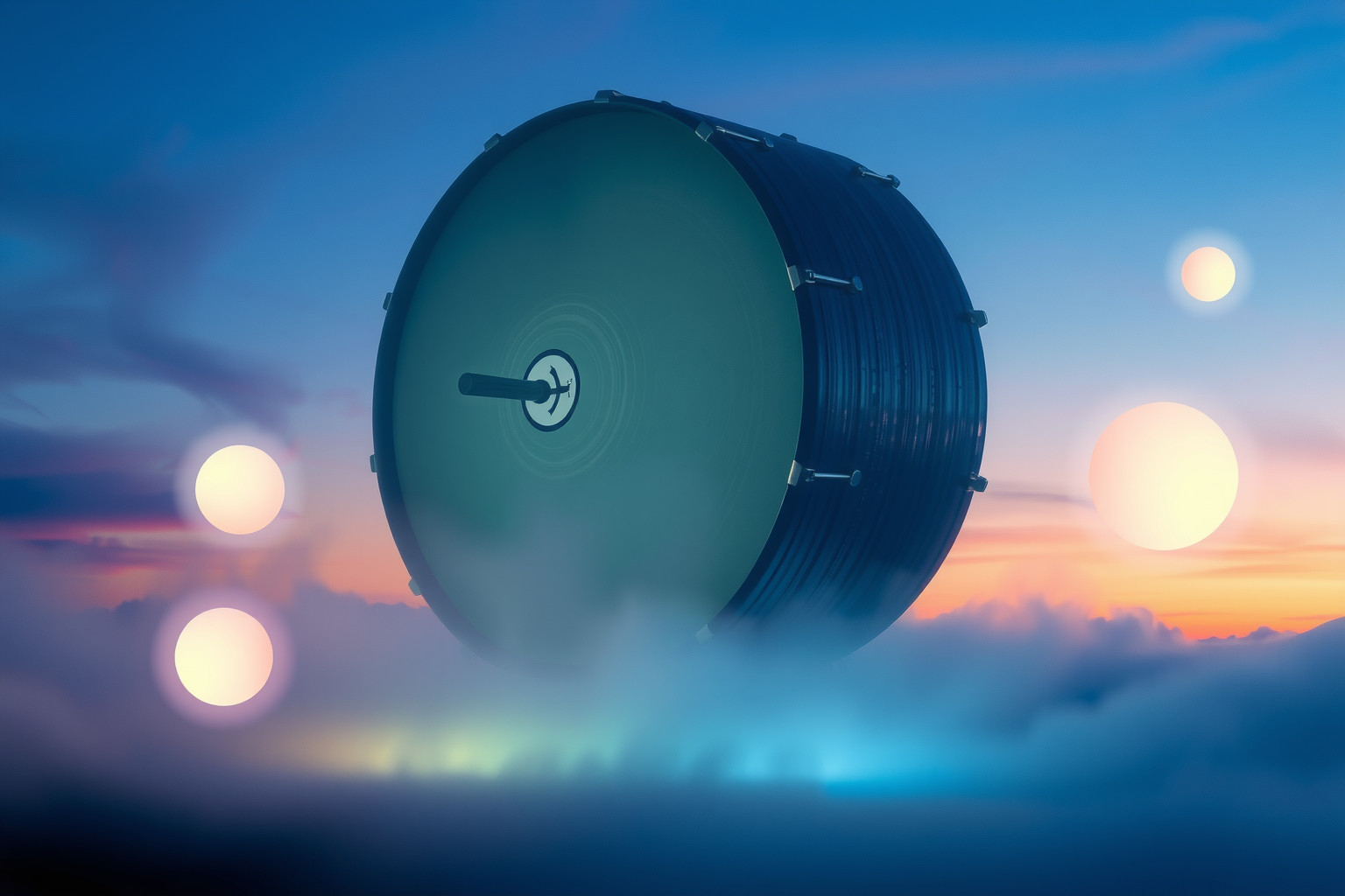 Sognare una gran cassa insolita simboleggia potente energia nascosta.
