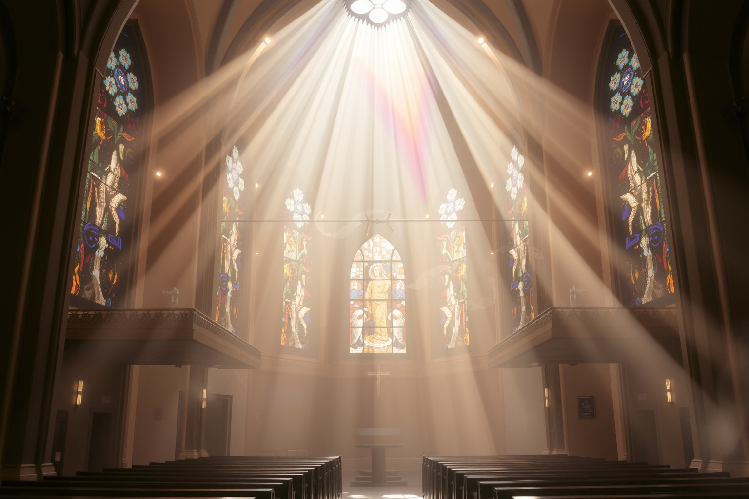 Sognare una messa di luce simboleggia speranza e rinnovamento spirituale.
