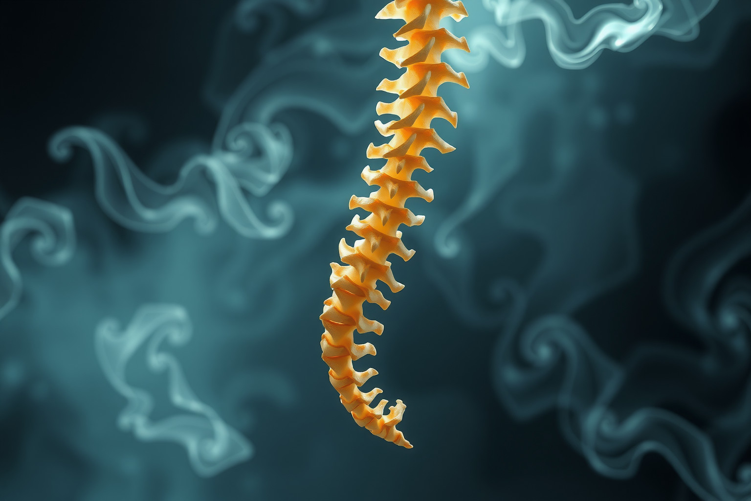 Sognare una spina dorsale spezzata simboleggia perdita di forza interiore.