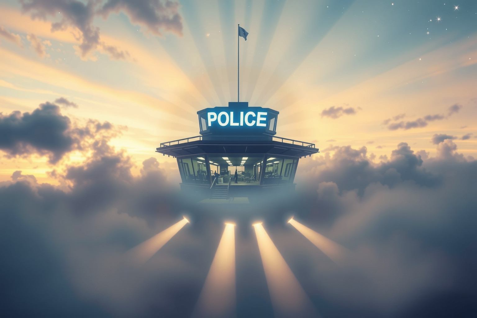 Sognare una stazione di polizia riflette il desiderio di controllo interiore.