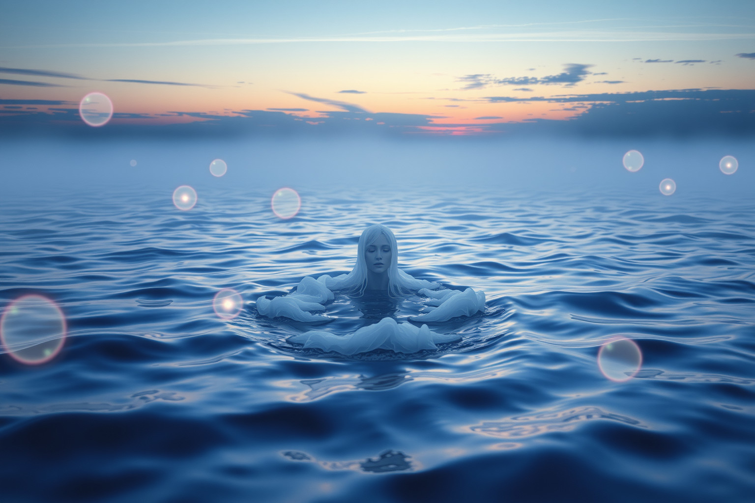 Sognare spirito dell'acqua in sogno lucido simboleggia intuizione profonda.