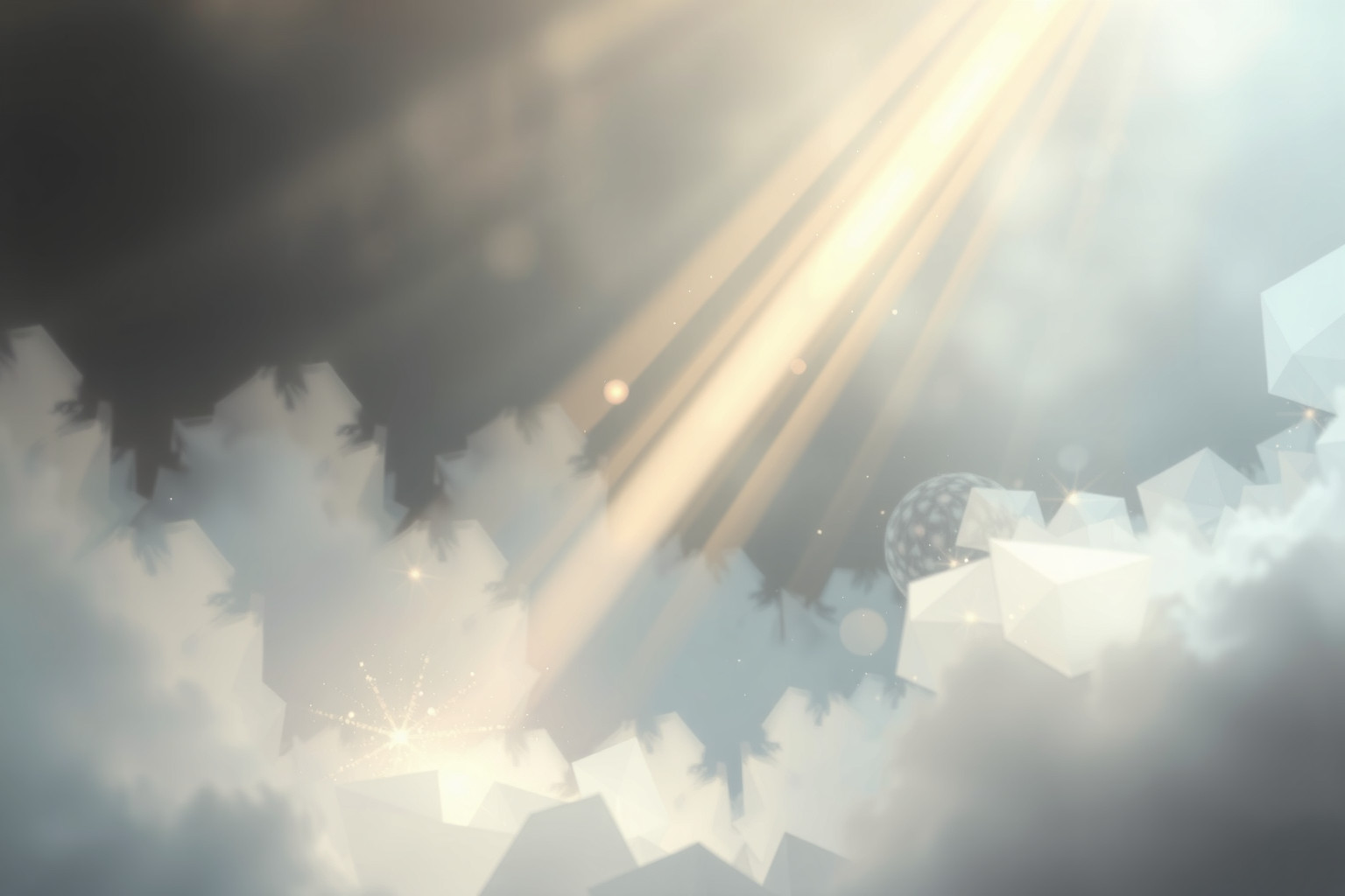 Il raggio di luce in un tempio simboleggia protezione divina.