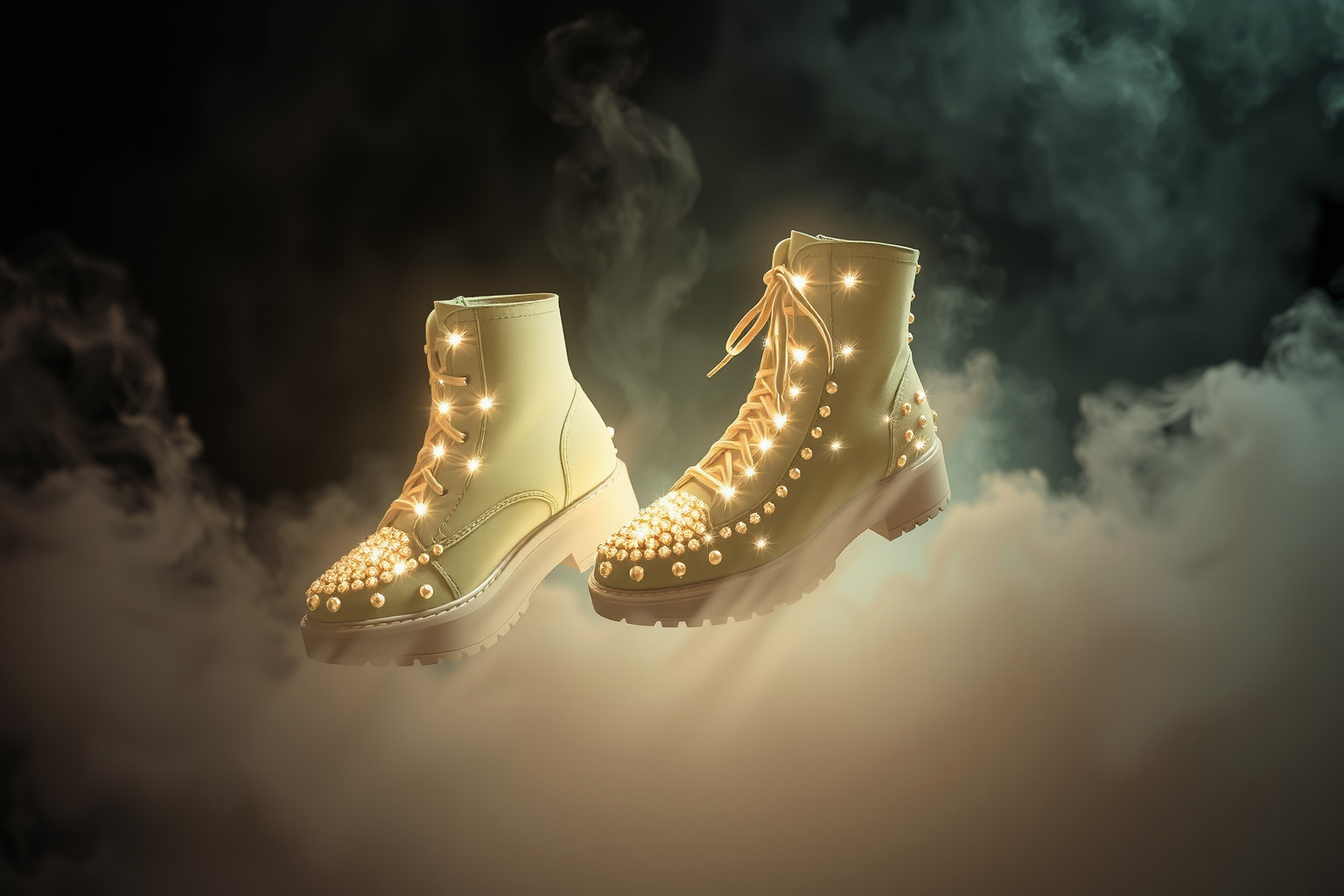 Sognare borchie su scarpe indica forza e protezione personale.