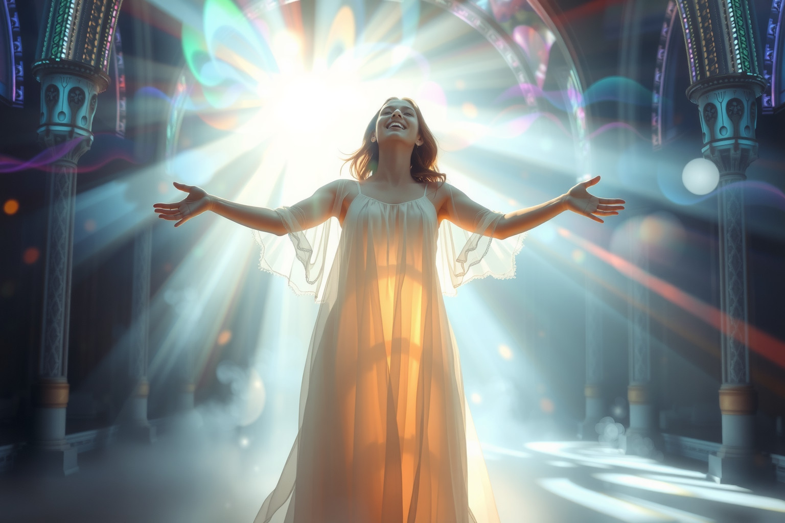 Sognare di cantare in un luogo sacro simboleggia espressione spirituale profonda.
