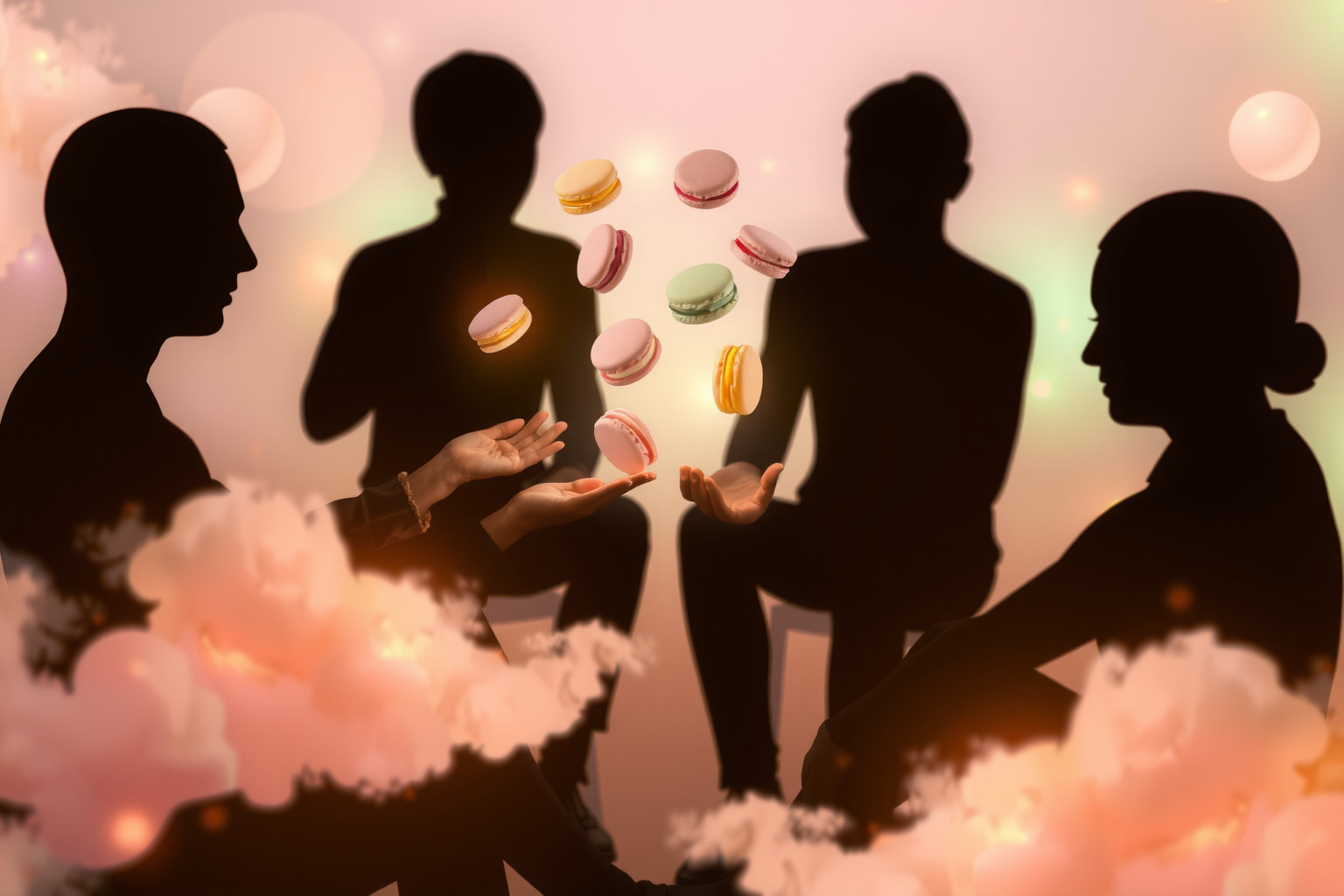 Sognare macaron condivisi simboleggia gioia e amicizie sincere.