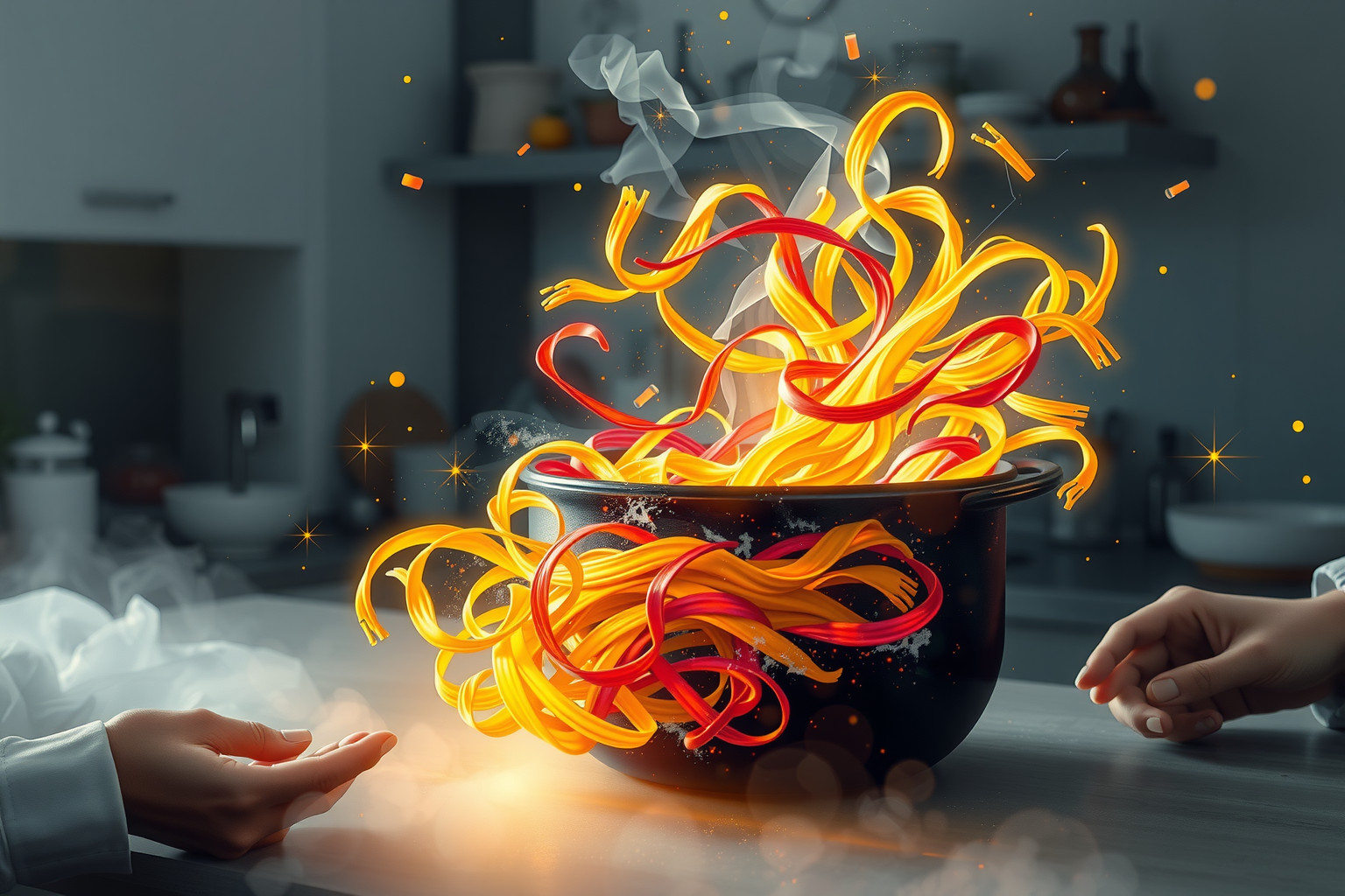 Sognare di cucinare pasta simboleggia creatività e nuove opportunità.