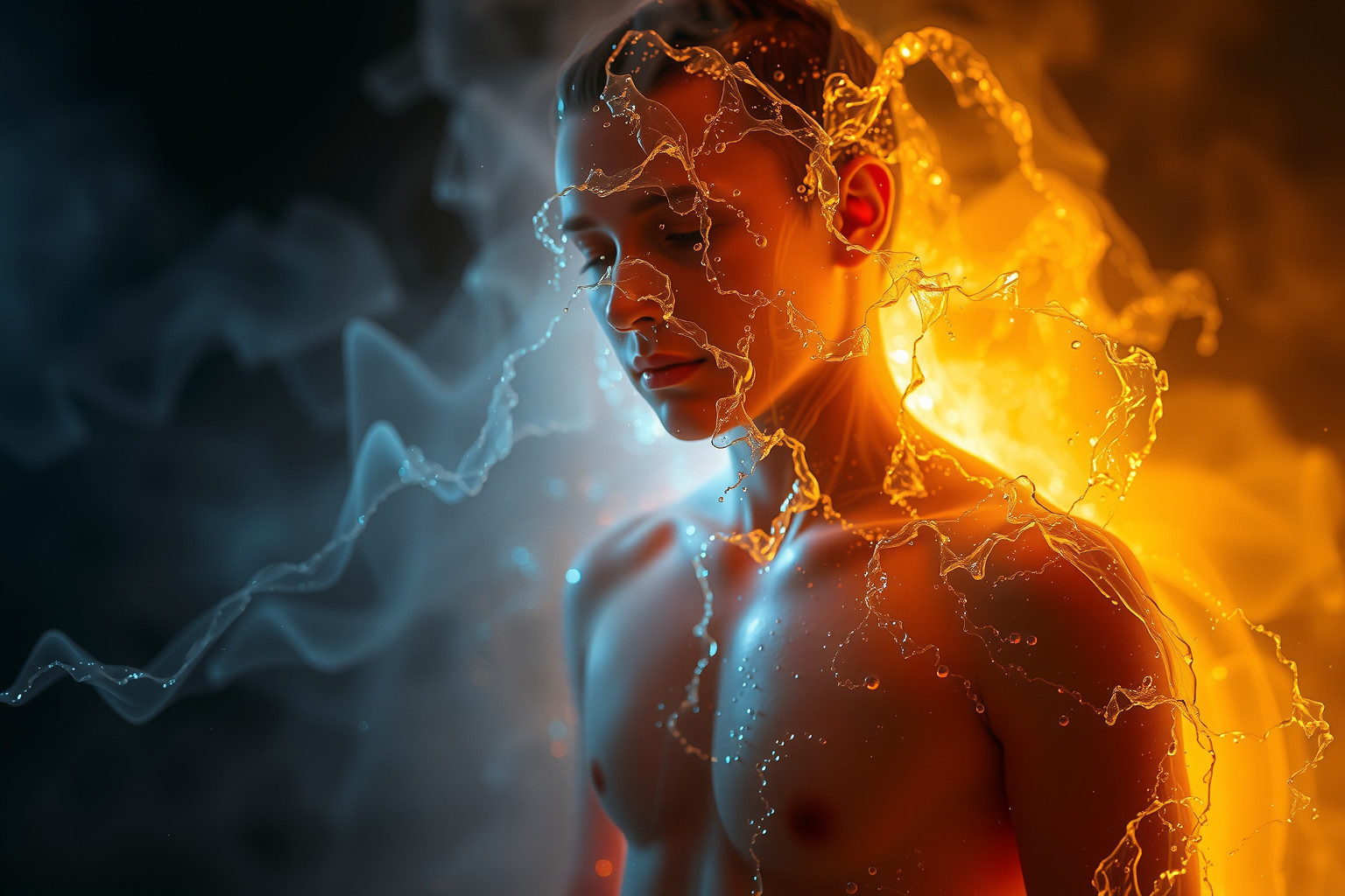 Sognare sudore intenso indica stress e sforzi emotivi nascosti.