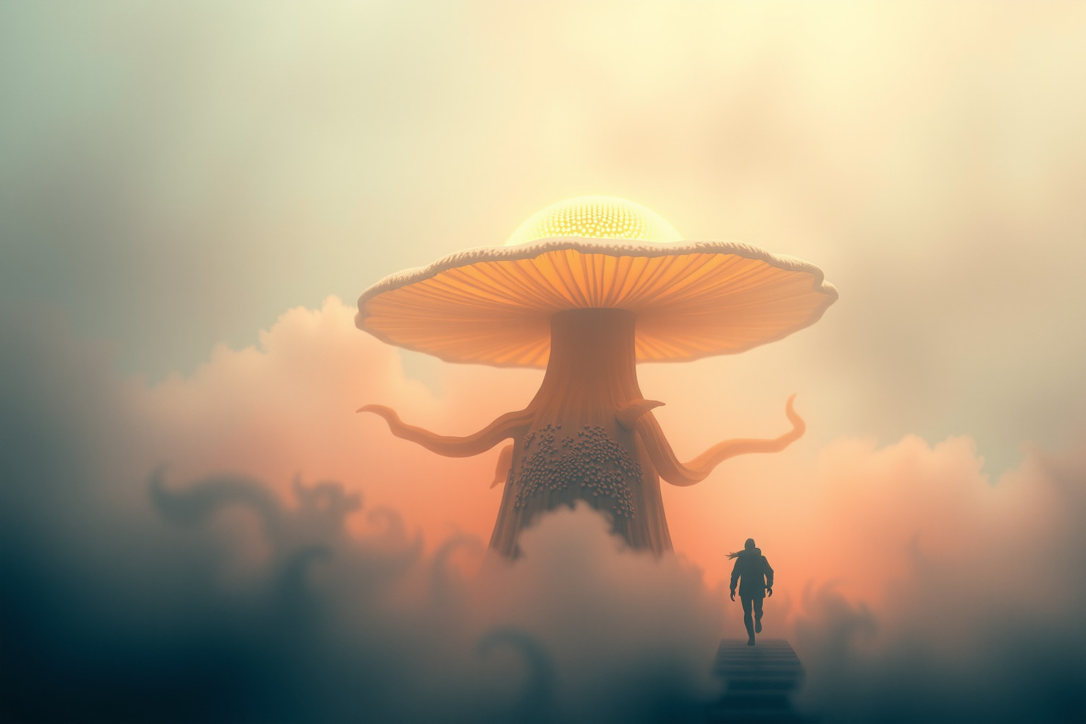 Sognare funghi velenosi inseguiti indica paure nascoste e inganni.