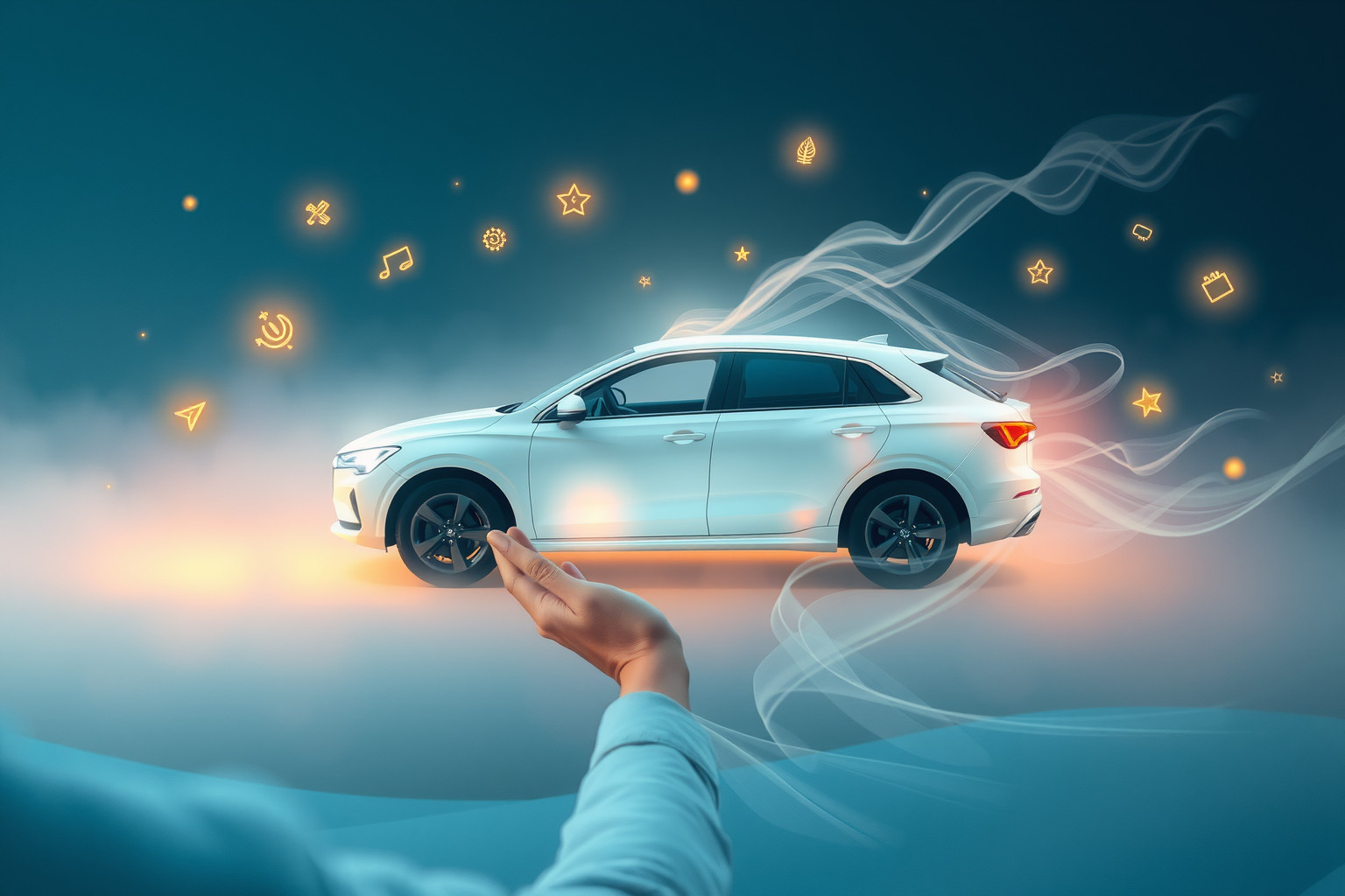 Sognare di lavare un'auto simboleggia il bisogno di controllo personale.