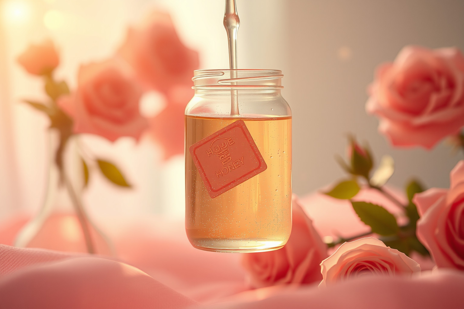Sognare miele di rosa evoca dolcezza e ricordi d'infanzia sereni.