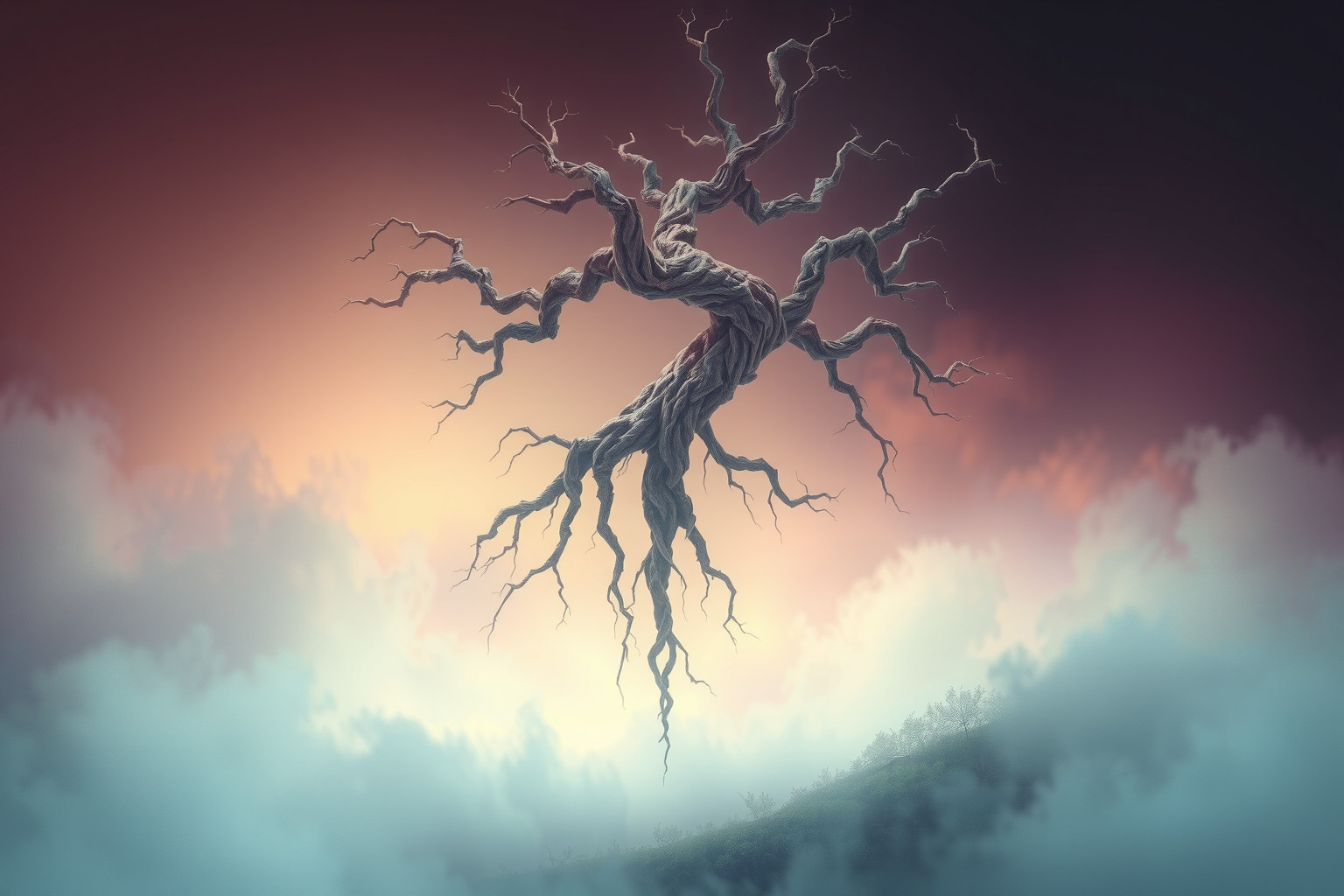 Sognare un albero marcio indica radici instabili e insicurezza.