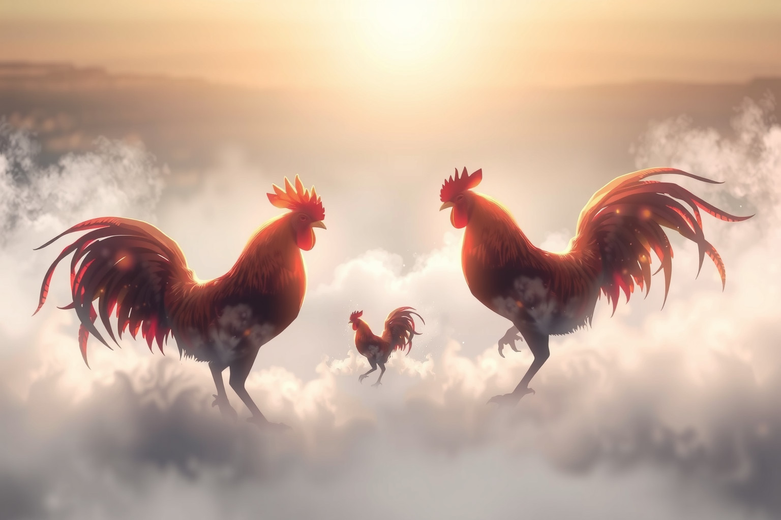 Sognare gallo che scappa indica desiderio di evitare conflitti.