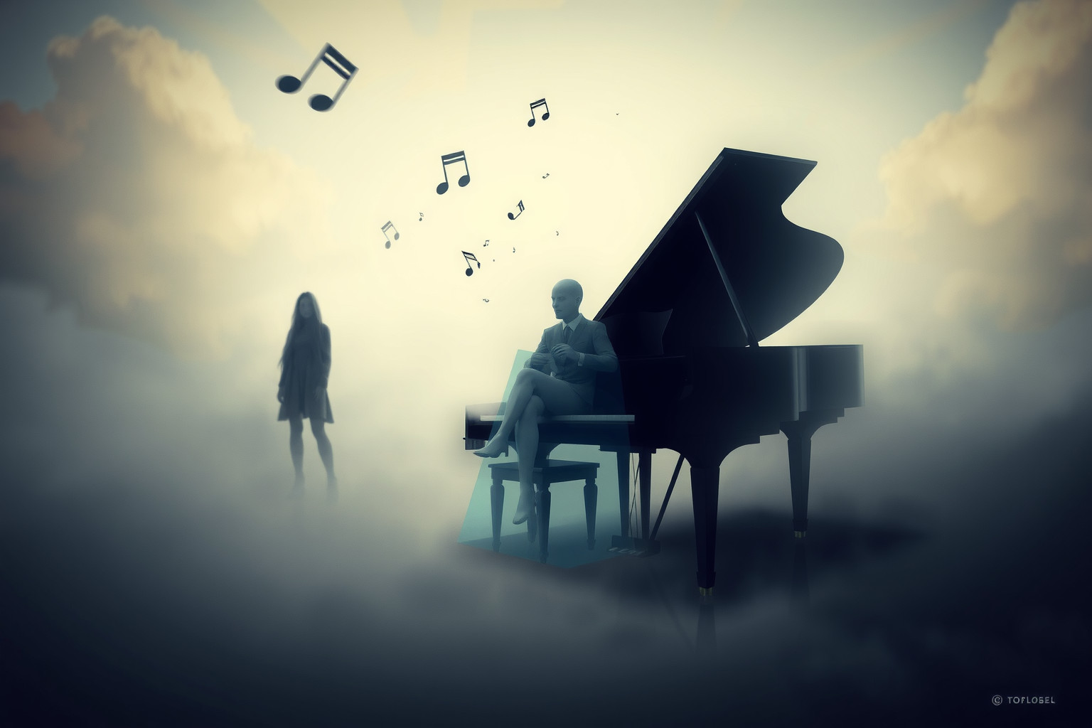 Sognare un compositore che ti ignora riflette insicurezza creativa interiore.