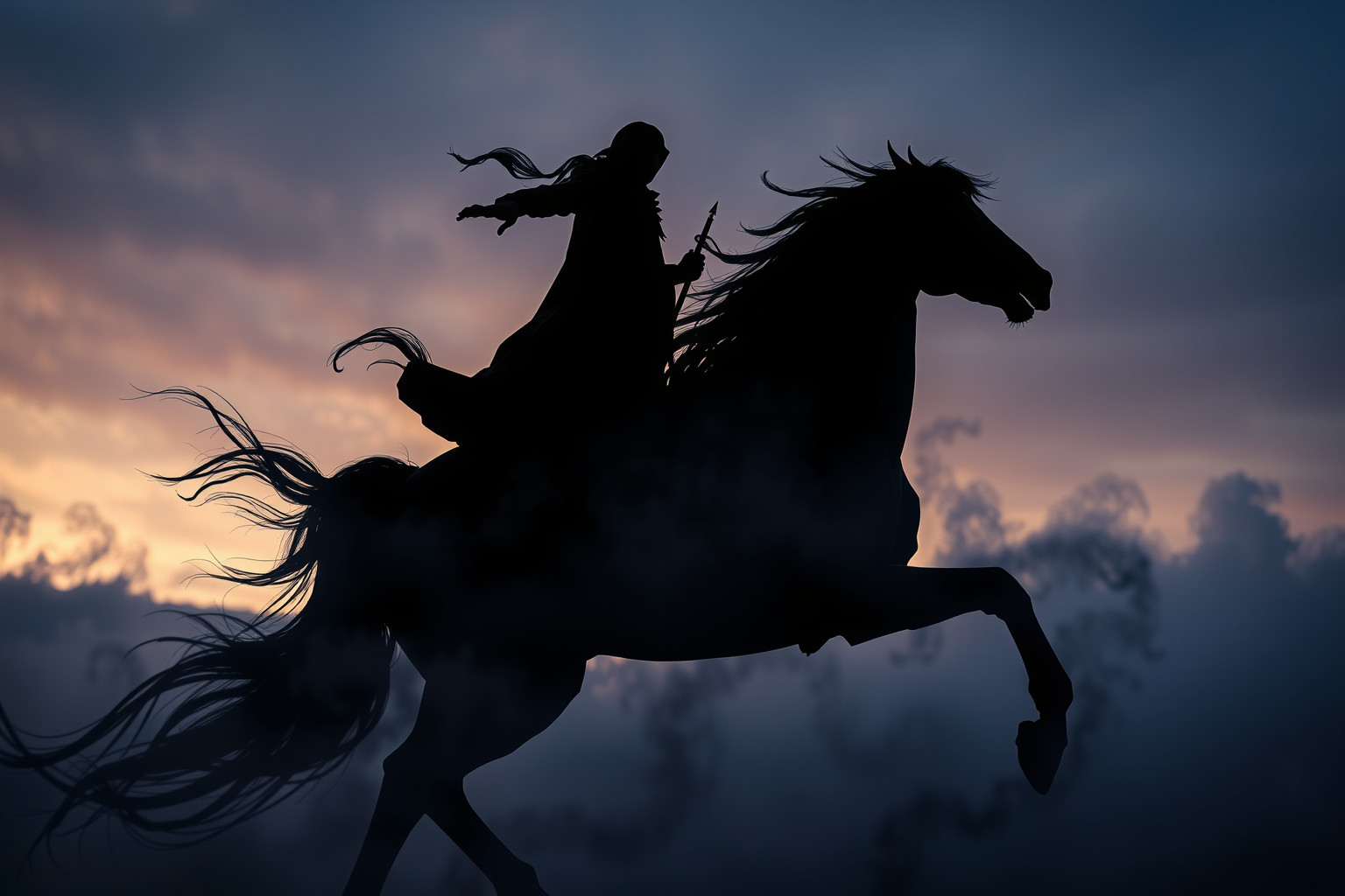Sognare un cosacco con cavallo nero simboleggia mistero e forza nascosta.
