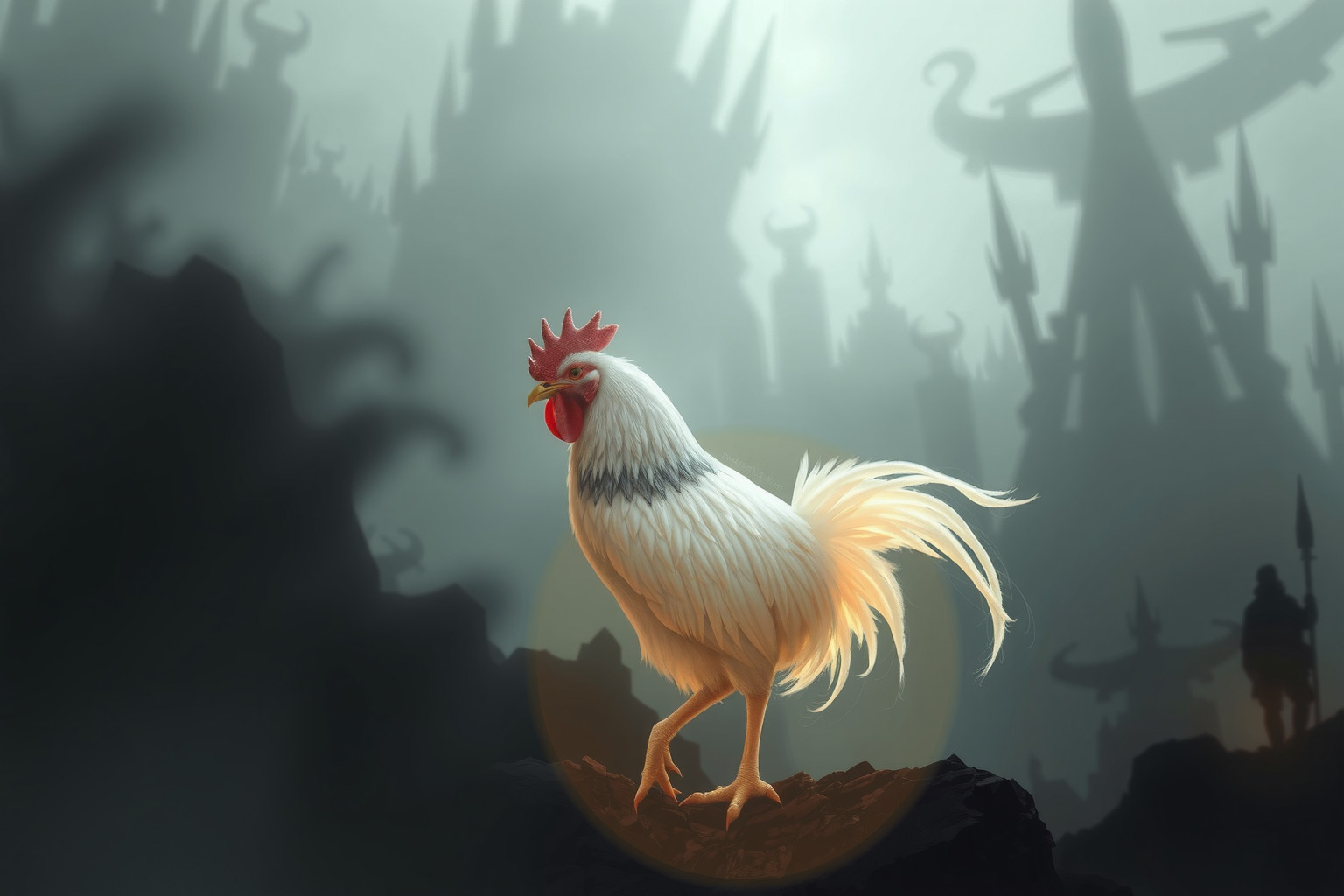 Sognare un gallo che rifiuta di combattere simboleggia resistenza pacifica.