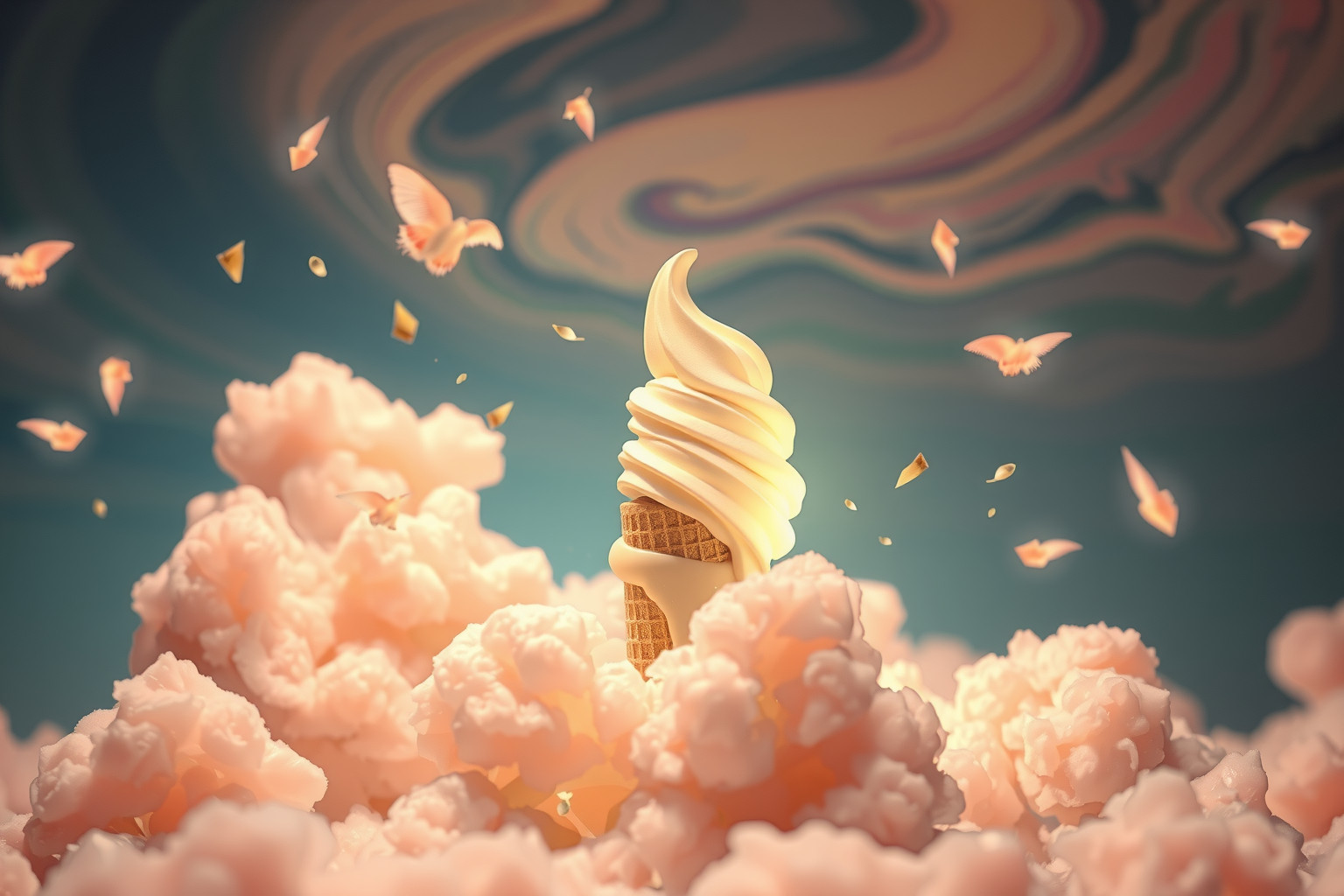 Sognare il gelato evoca freschezza e dolci ricordi d'infanzia.