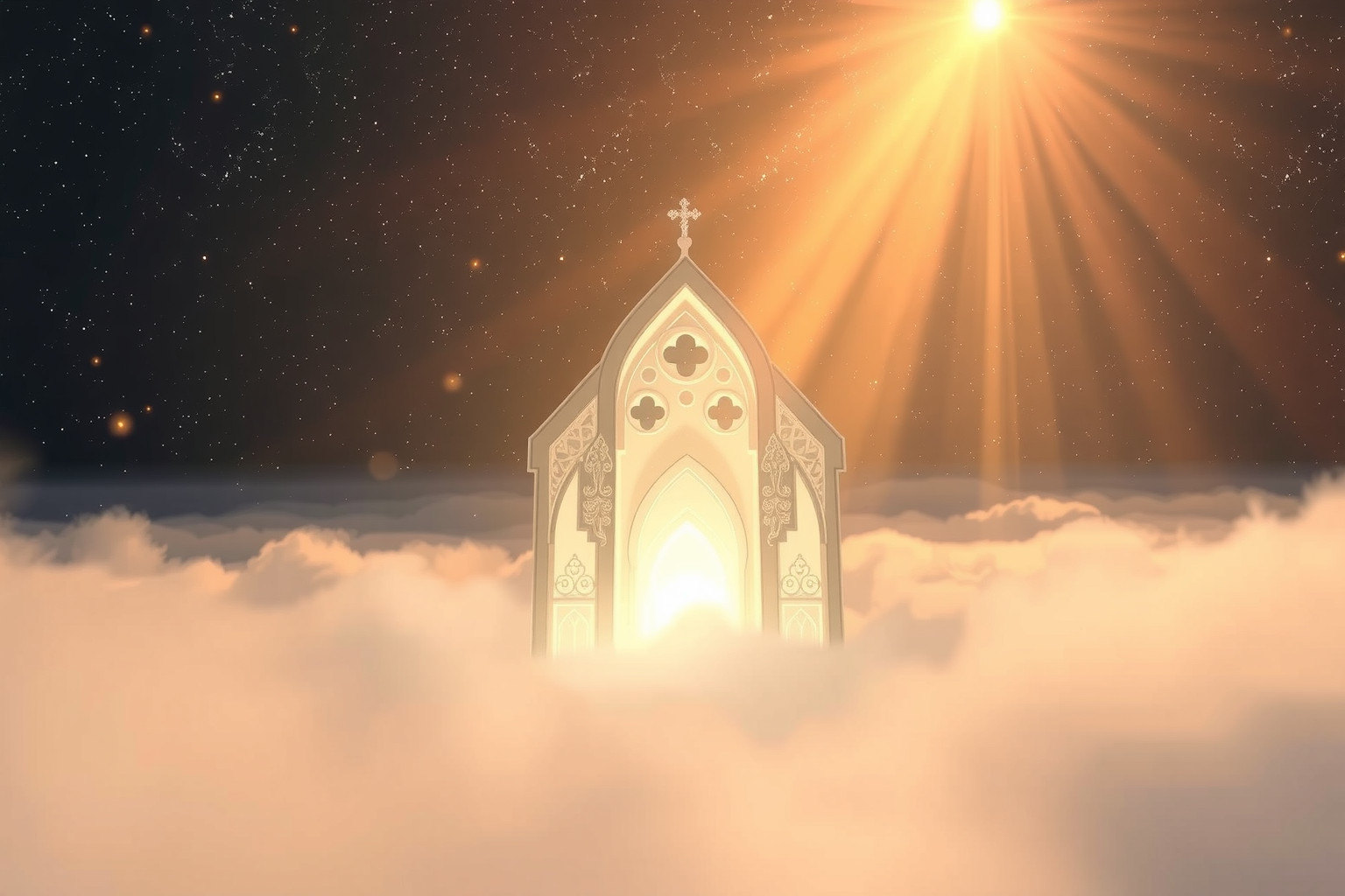 Sognare un luogo di culto illuminato simboleggia guida spirituale e speranza.