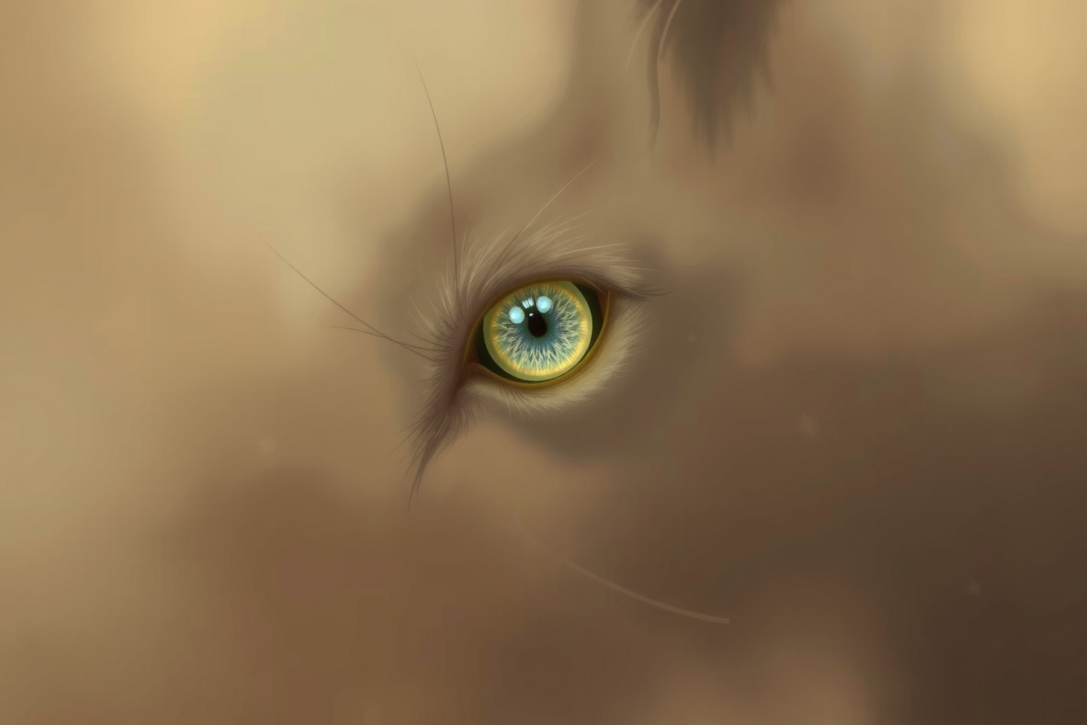 Sognare un occhio di gatto simboleggia protezione e intuizione costante.