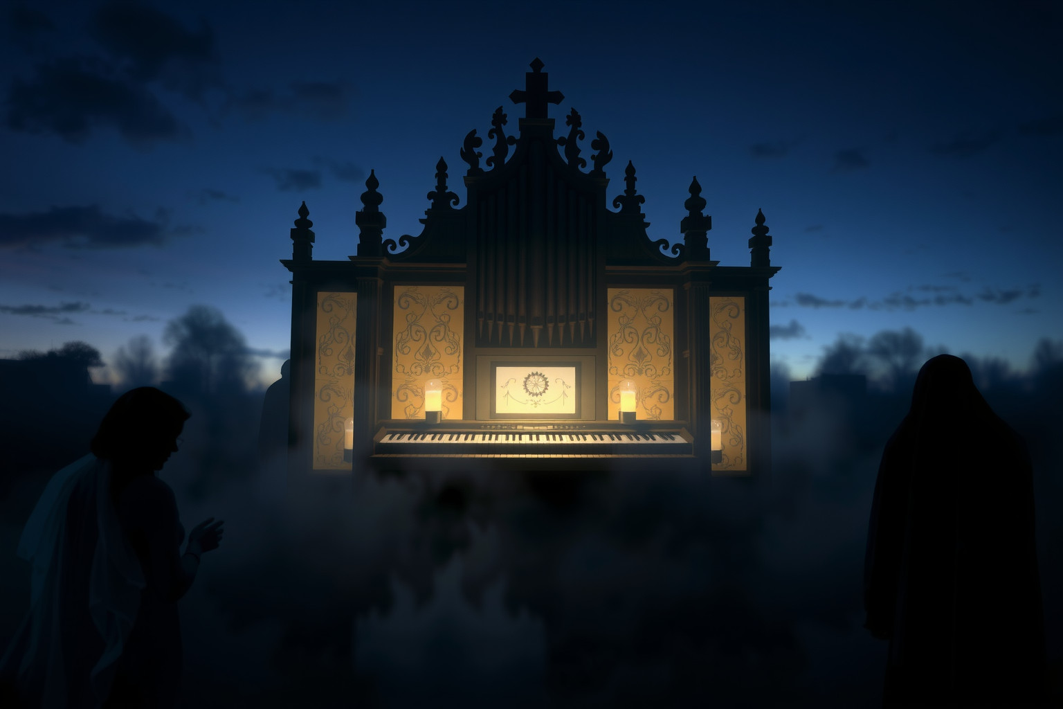 Sognare un organista al funerale simboleggia fine e rinascita.
