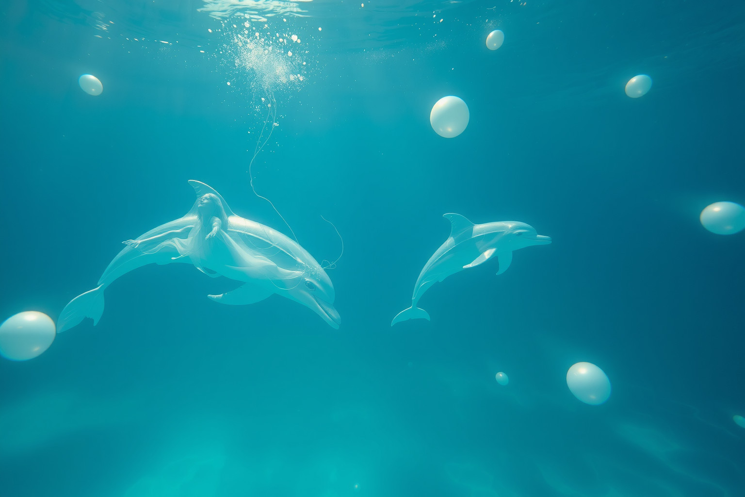 Sognare pescatori di perle e delfini simboleggia intuizione e armonia.