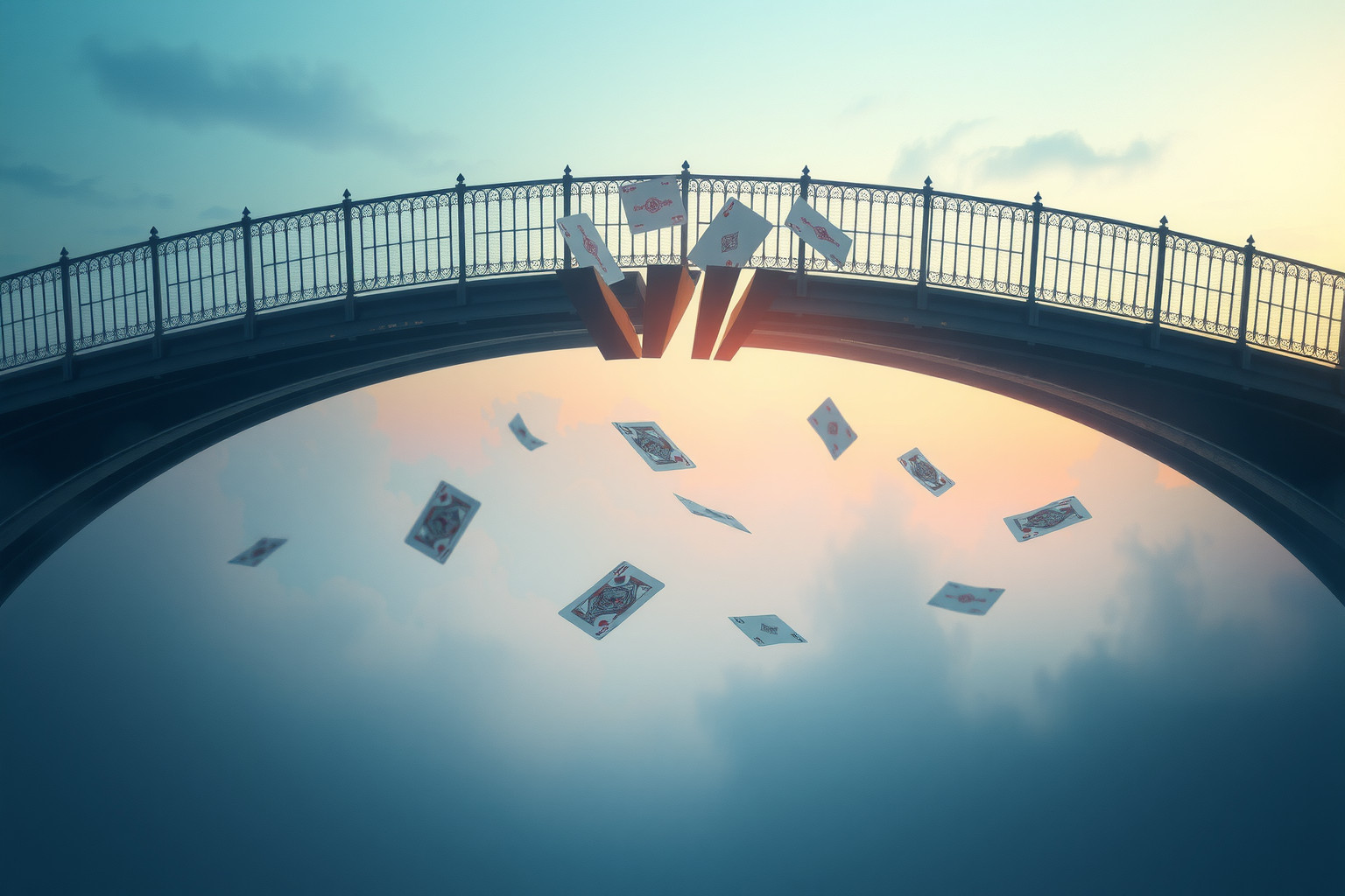 Sognare un ponte rotto nel gioco simboleggia ostacoli emotivi imminenti.