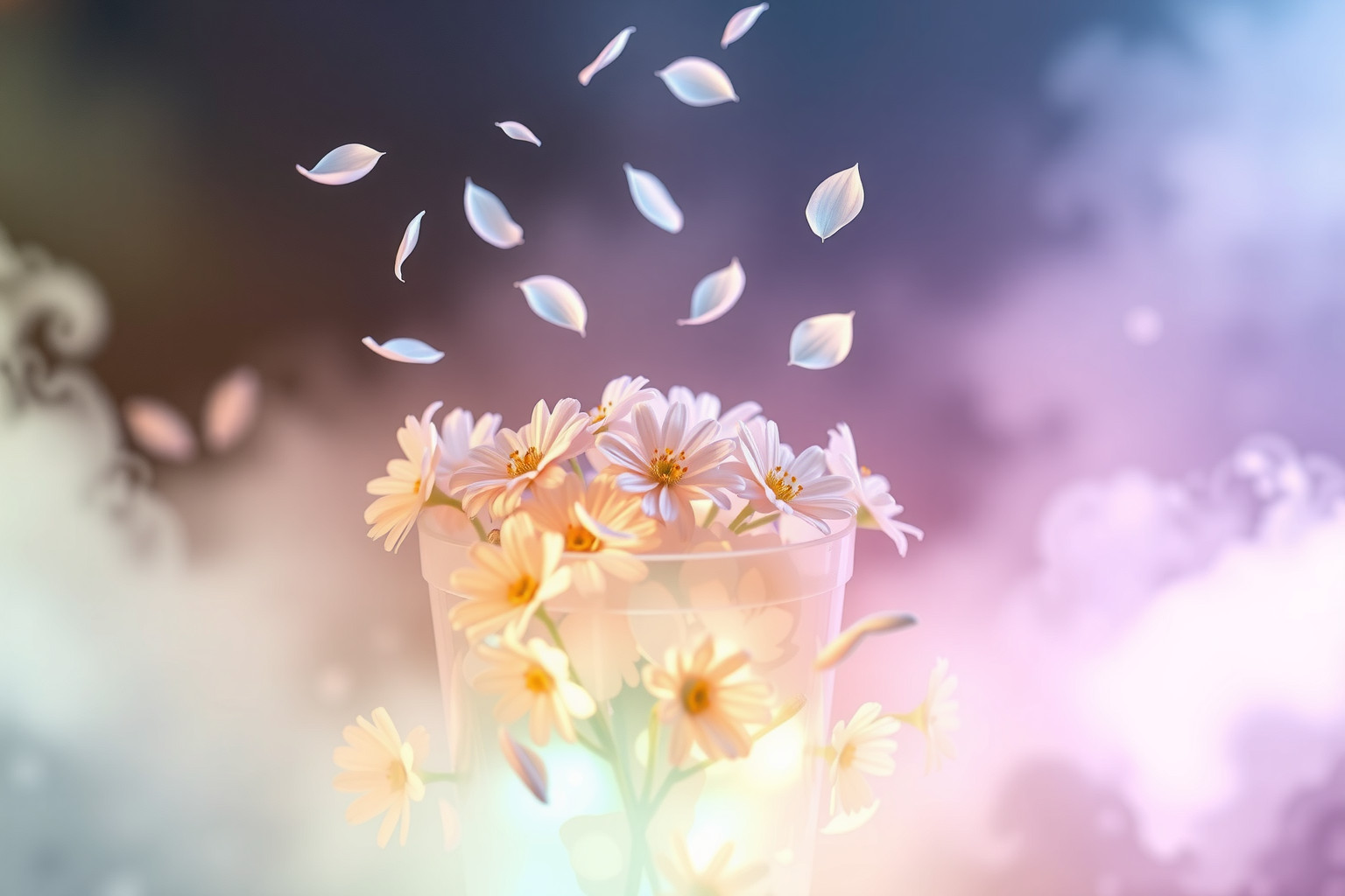 Sognare un secchio di fiori simboleggia gioia e armonia interiore.