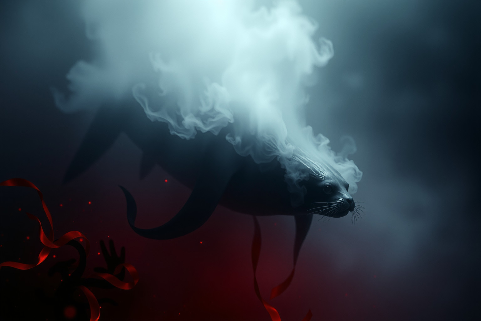 Sognare un sigillo oscuro simboleggia timori profondi e prigionia emotiva.