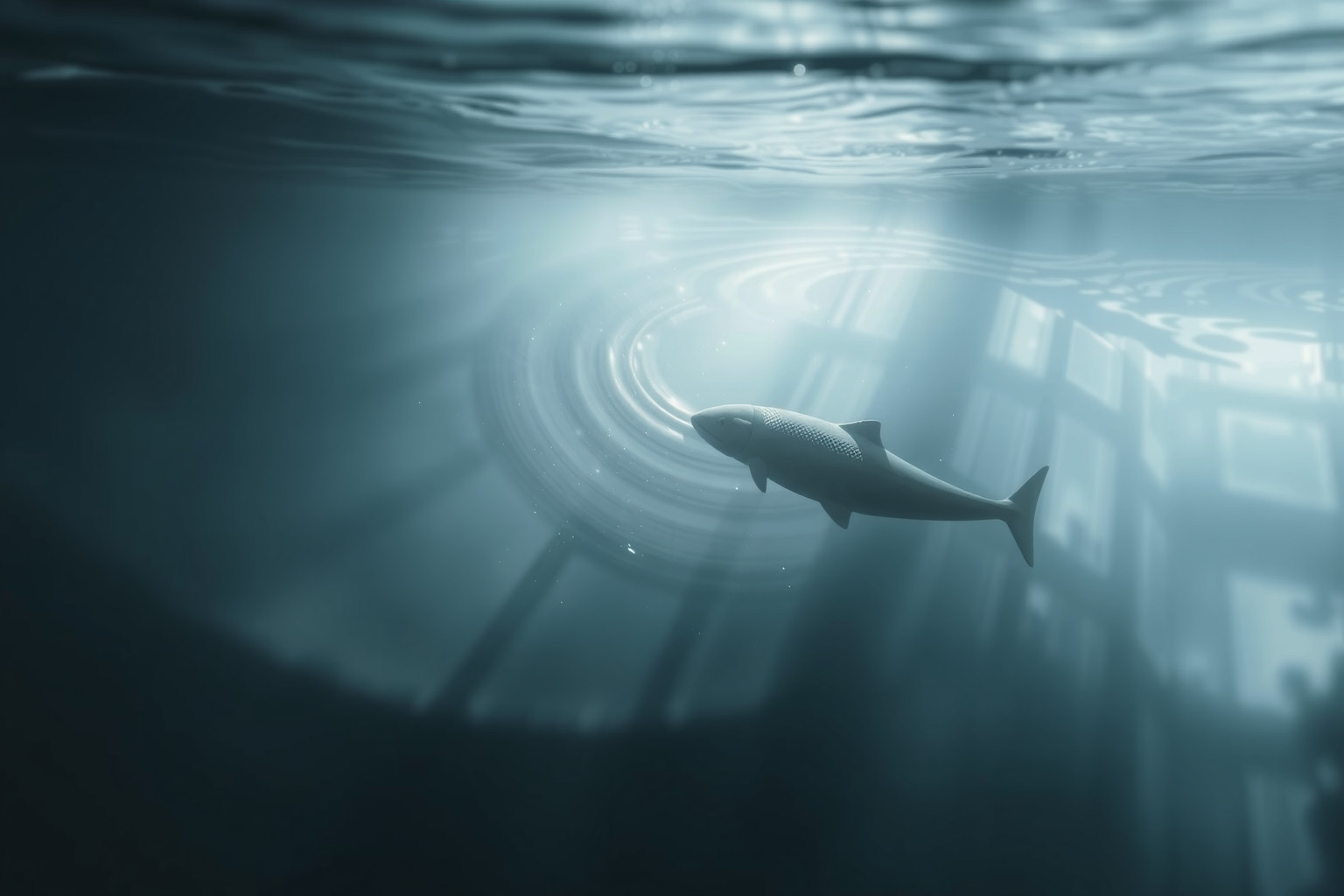 Sognare una faina in acqua simboleggia emozioni nascoste e intuizioni.