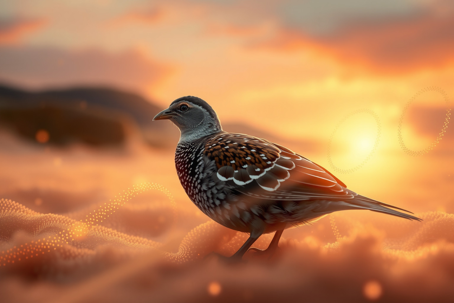 Sognare quaglie al tramonto simboleggia la chiusura di un capitolo.