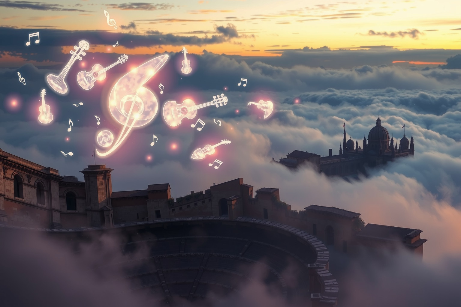Sognare una sinfonia storica riflette armonia tra passato e presente.