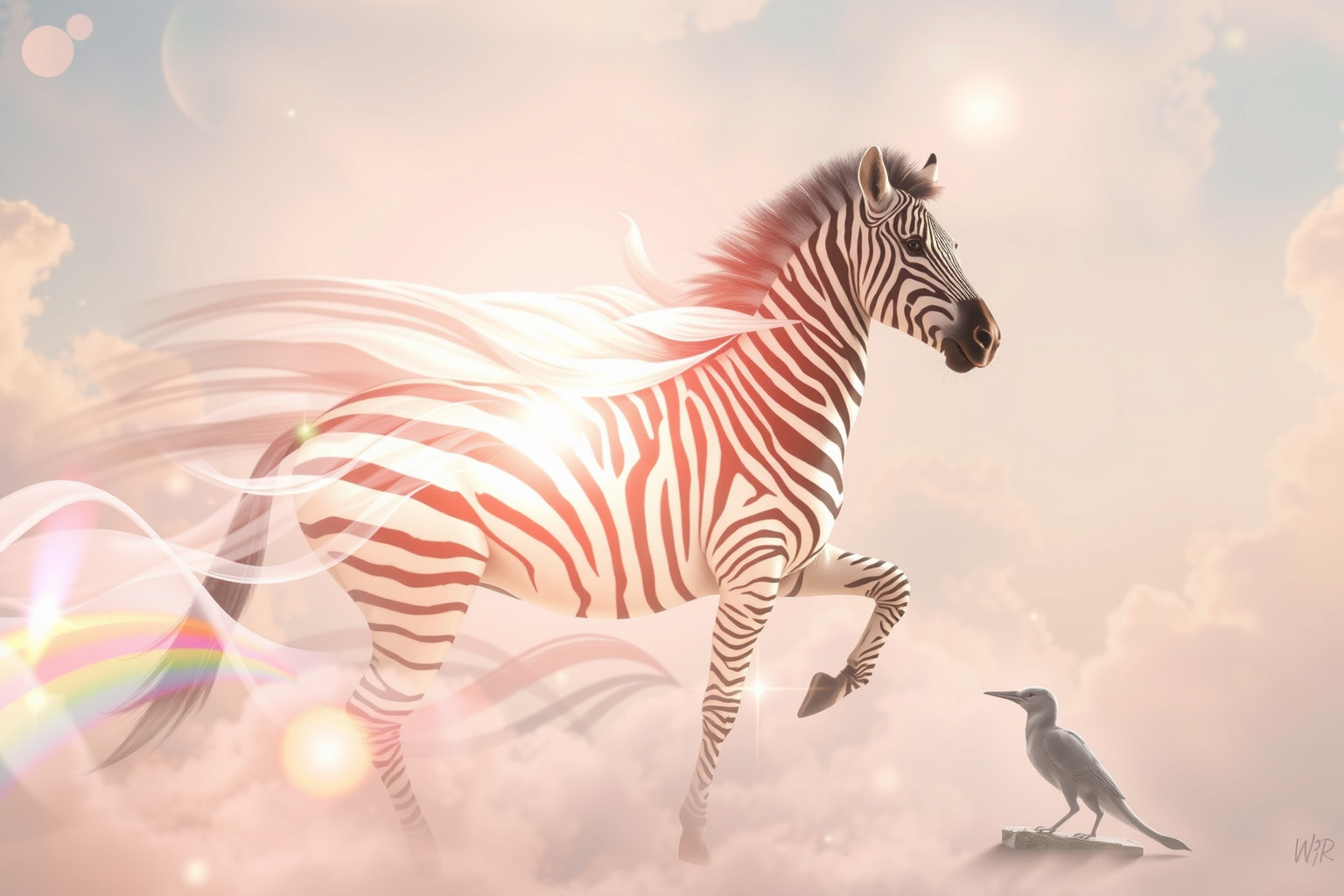 Sognare zebra che cambia animale simboleggia trasformazione e adattamento.