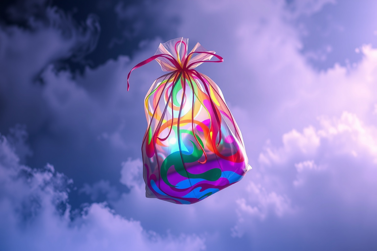 Sognare un sacco colorato rivela creatività e profonde emozioni interiori.