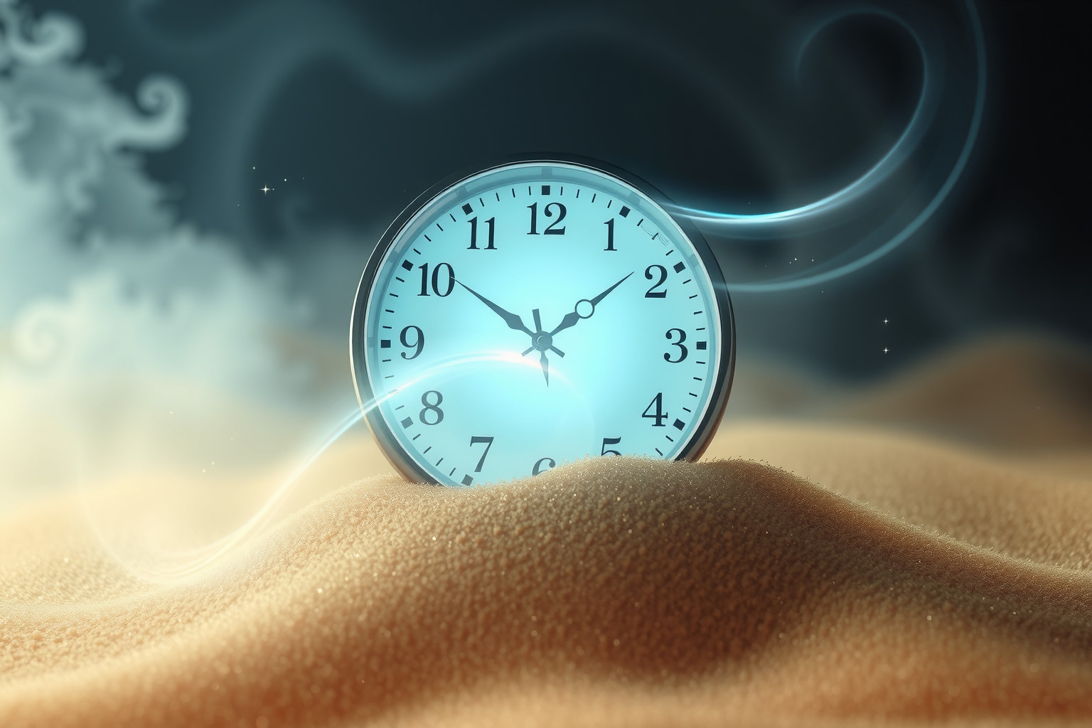 Lucidare un orologio simboleggia controllo preciso del tempo urgente.