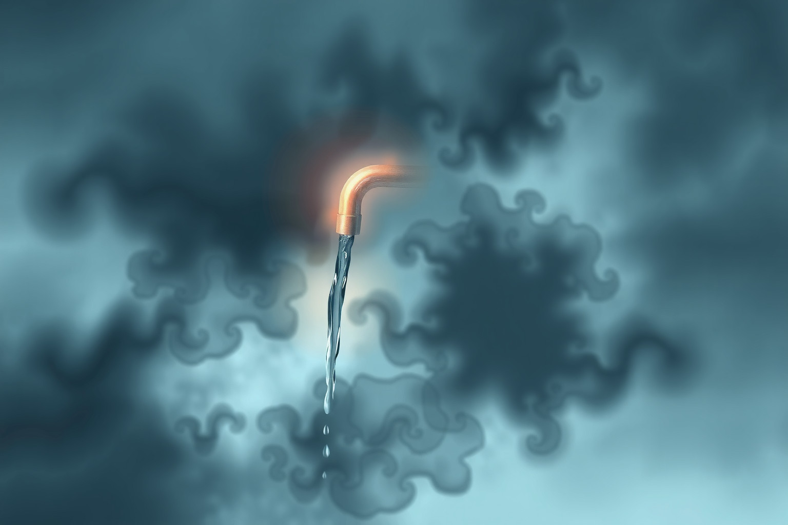 Sognare acqua torbida dal rubinetto segnala confusioni emotive imminenti.