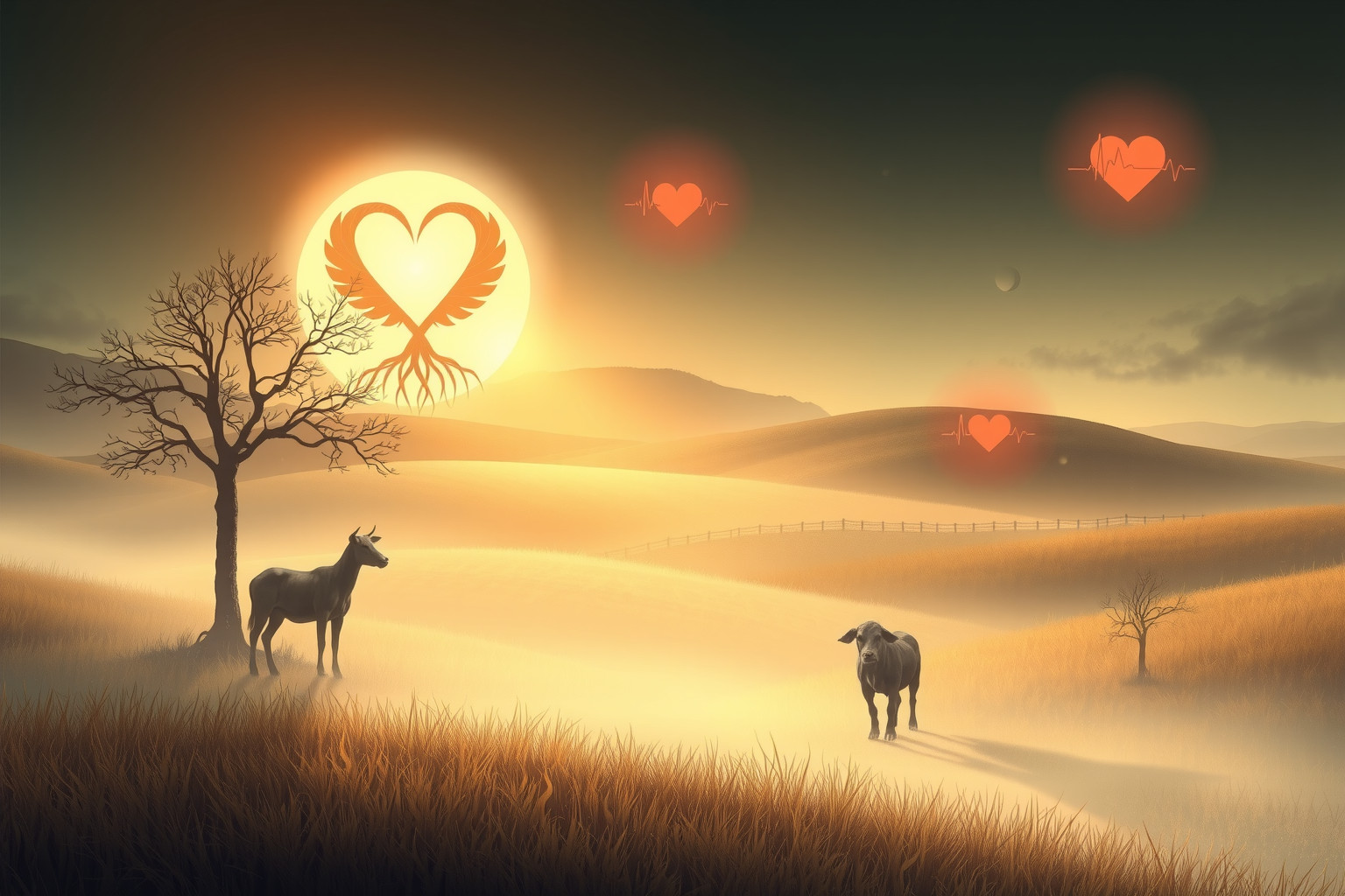 Sognare animali da fattoria riflette desideri di sicurezza e nutrimento.