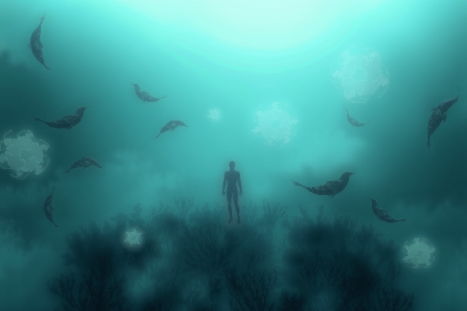 Sognare di affogare senza salvezza simboleggia disperazione profonda interiore.