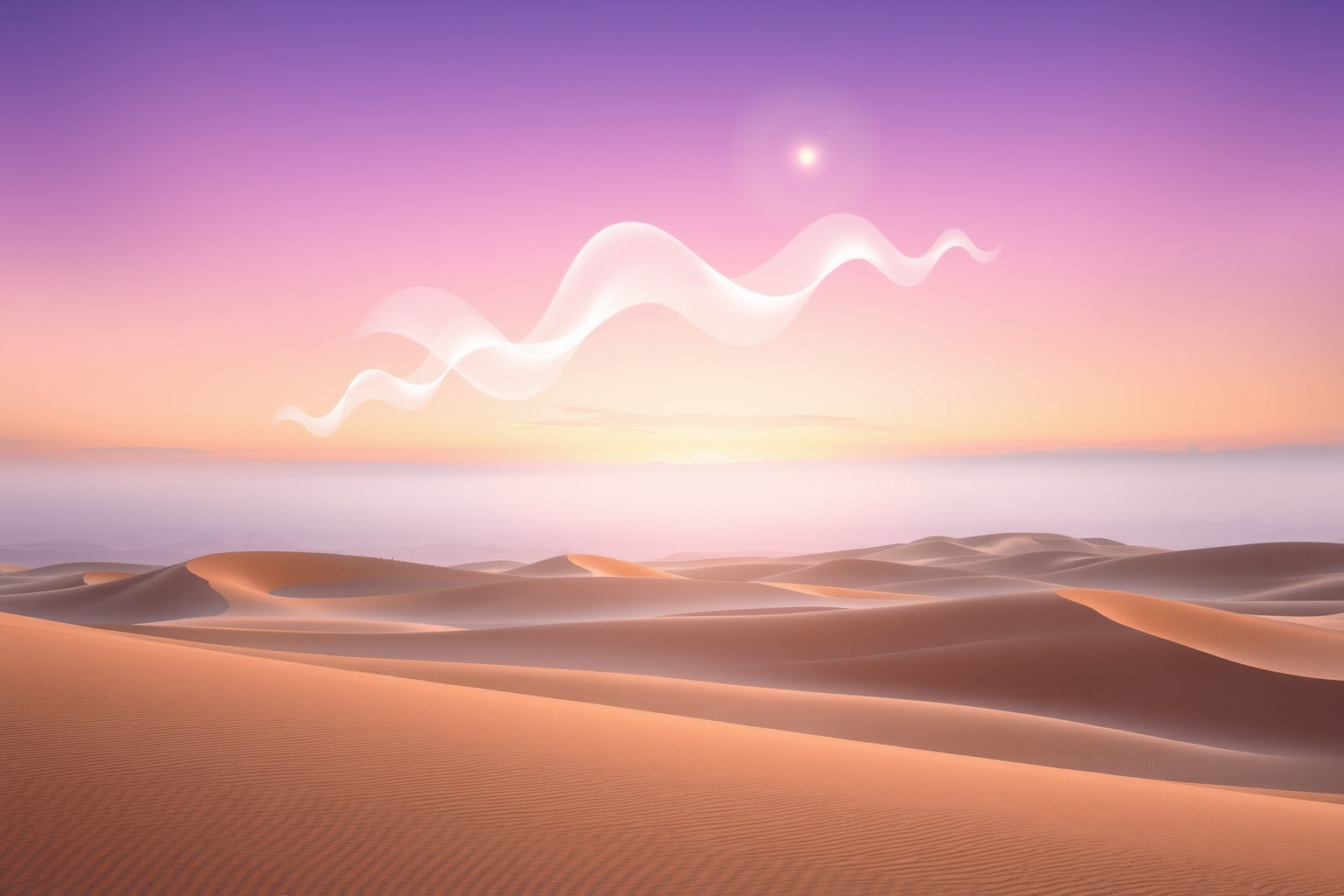 Sognare un deserto infinito simboleggia sfide interiori e isolamento.