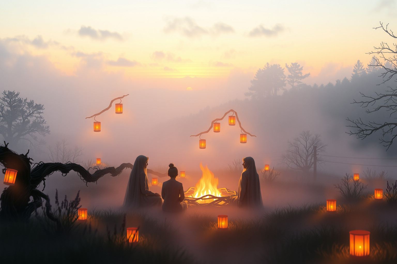 Sognare un soggiorno condiviso in campagna simboleggia legami forti.