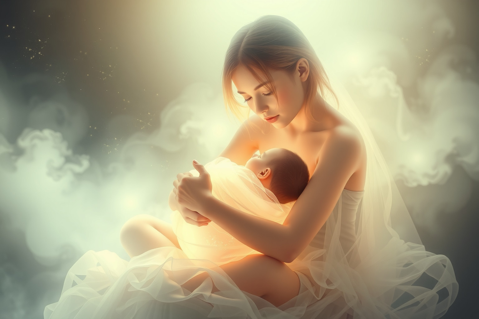 Sognare di cullare un bambino deceduto aiuta a elaborare il lutto.