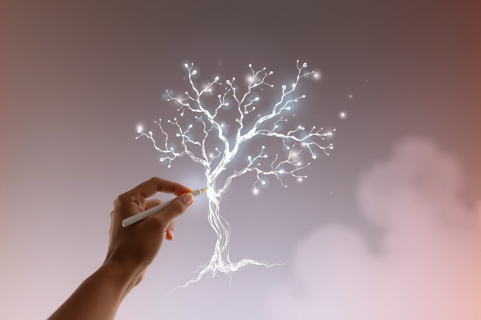 Sognare di disegnare un albero simboleggia crescita e radici profonde.