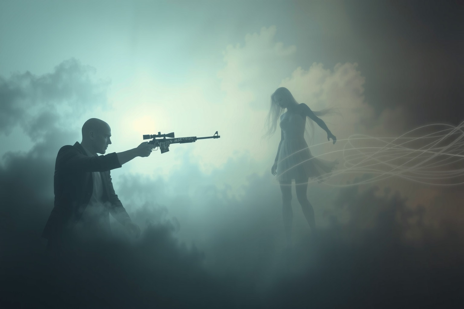 Sognare un fucile minaccia può riflettere paure interiori nascoste.