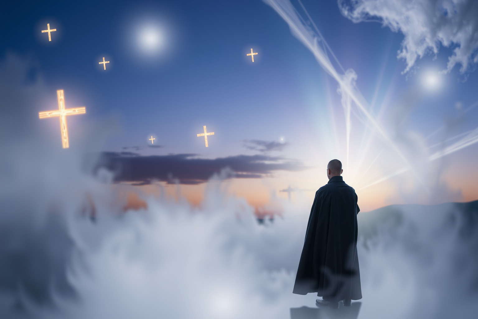 Sognare crociate riflette battaglie interiori e ricerca spirituale profonda.