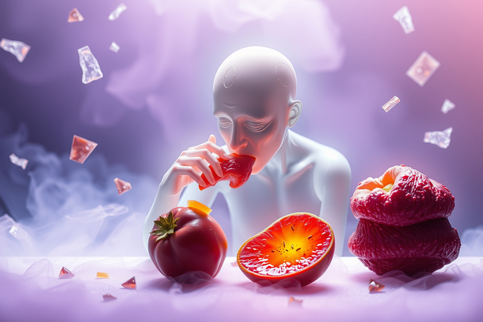 Sognare cibi impossibili indica conflitti interiori irrisolti.