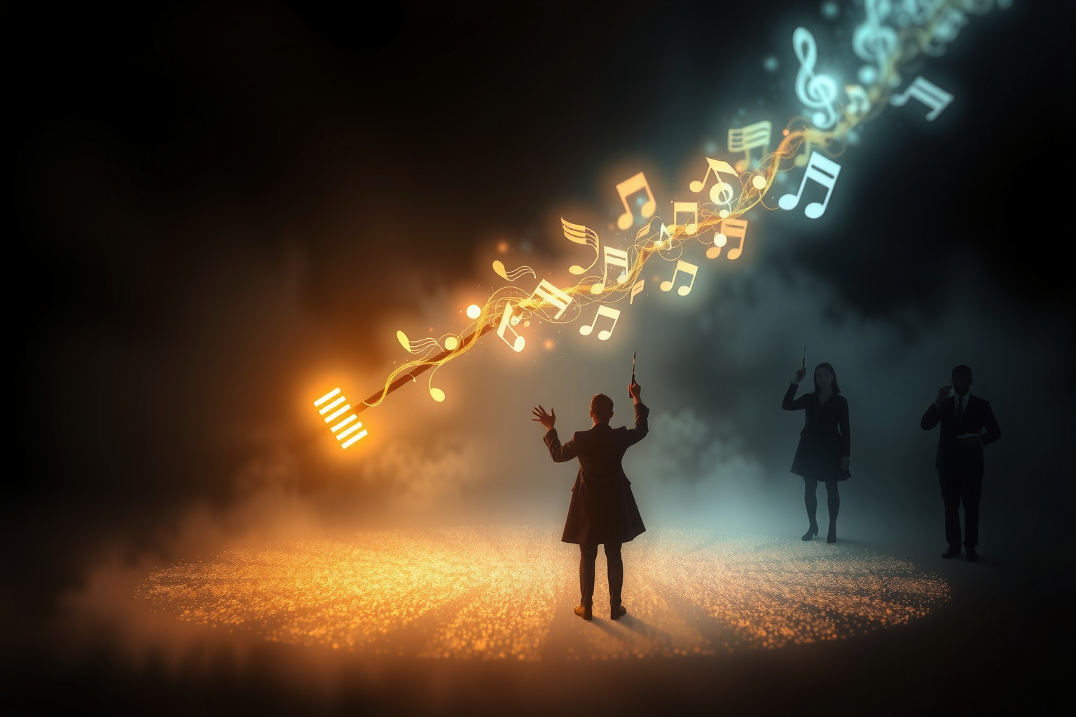 Sognare un concerto riflette capacità di guida e gestione responsabile.